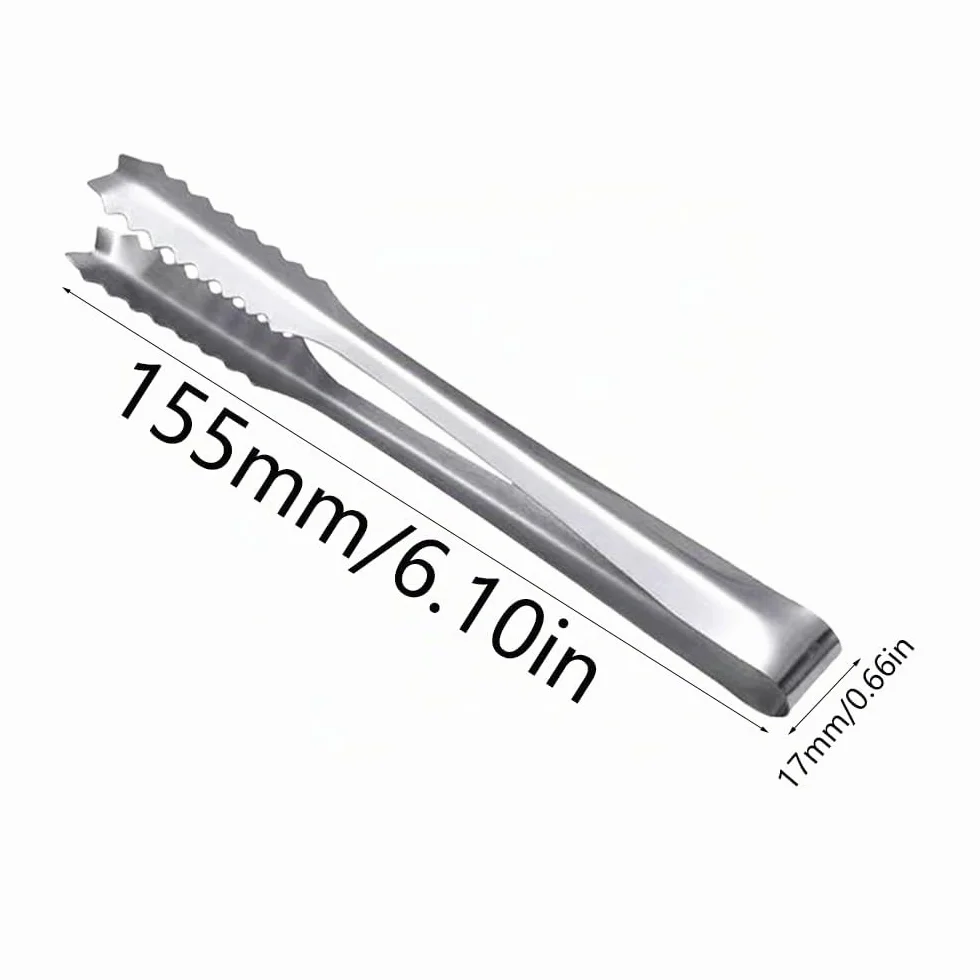 Pinze per Zucchero Acciaio Inox 2 Pezzi per Cucina Bar Caffè