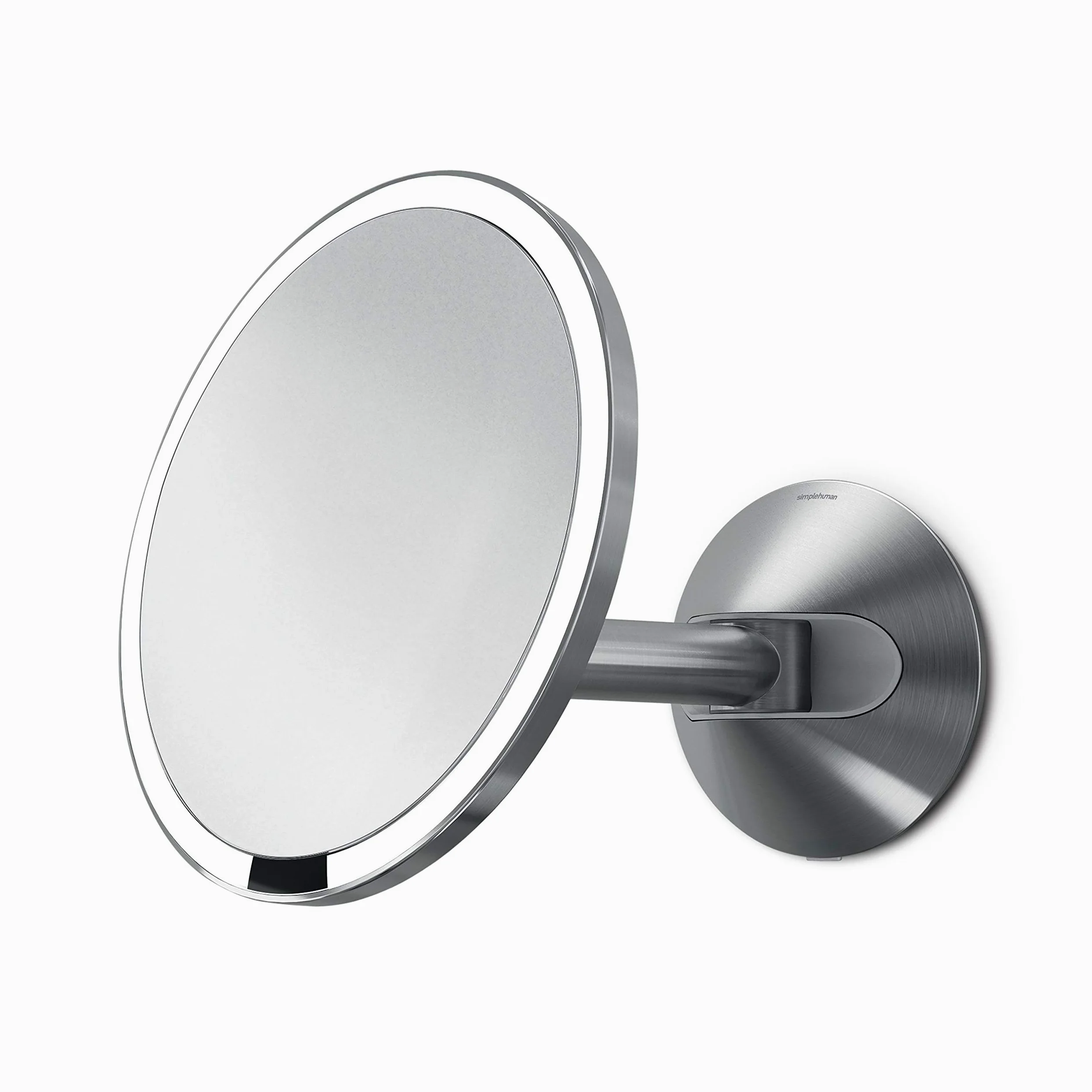 simplehuman, ST3003, 20 cm, specchio da muro con sensore cablato, acciaio inox spazzolato