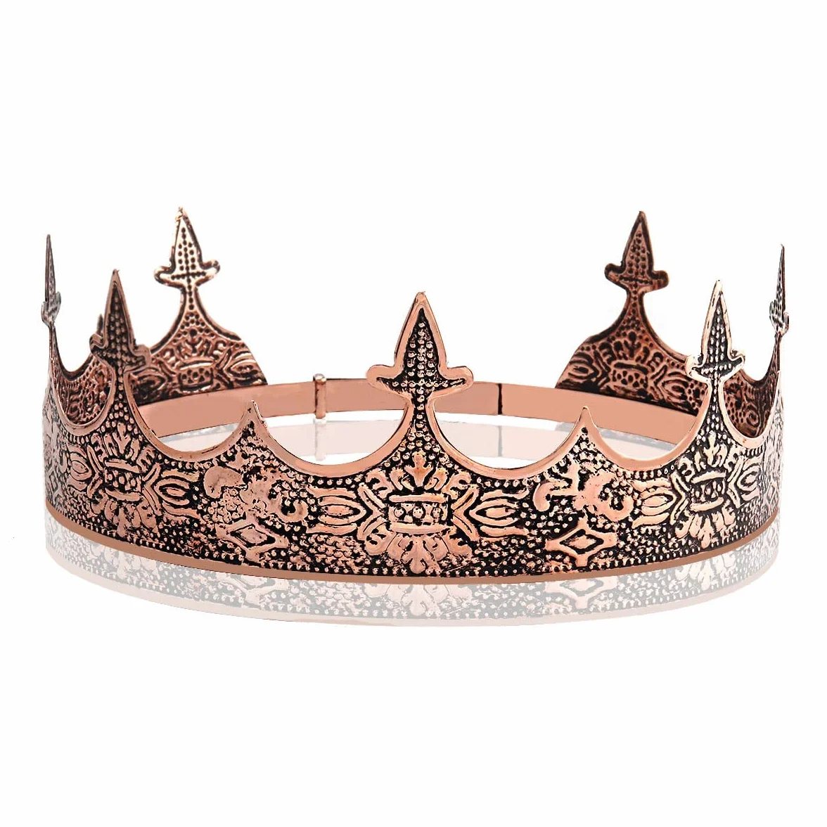Corona Capelli Gioielli Reale Diadema Uomini Metallo Halloween Costume