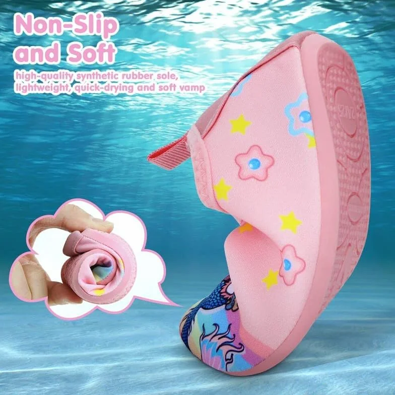 flintronic Scarpe da Acqua Bambini, Antiscivolo, Rapida Asciugatura, da Surf Piscina Spiaggia