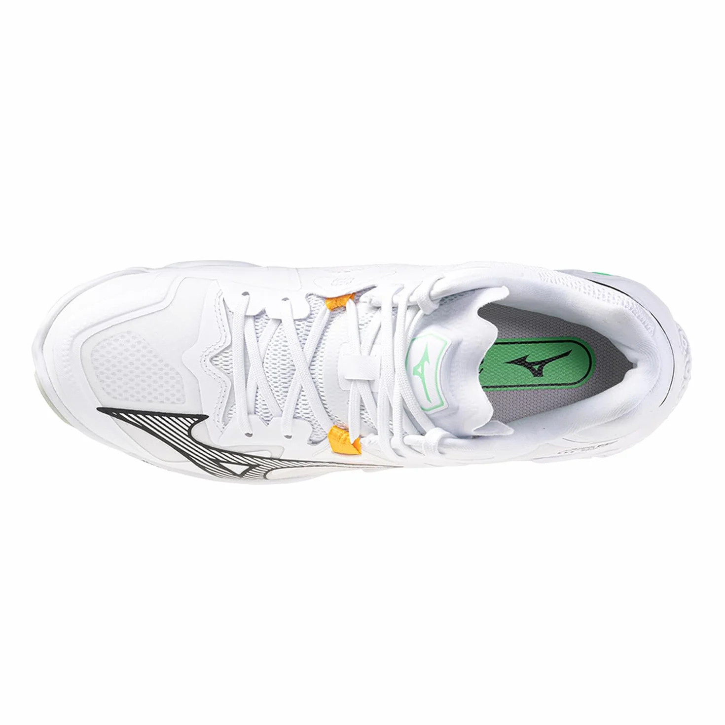 Mizuno Wave Lightning Z8 Mid, Scarpe da Pallavolo Professionali, White/Black/Frozen Emerald