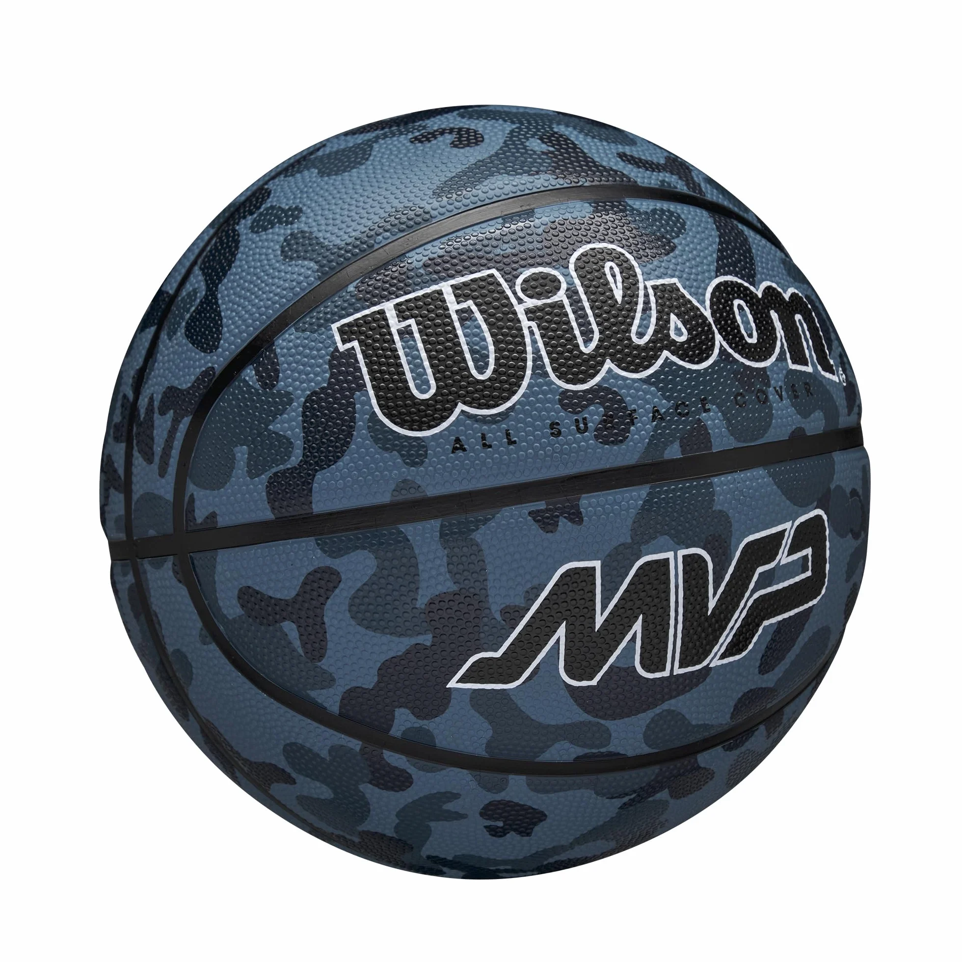 Wilson MVP Camo Basketball Blue