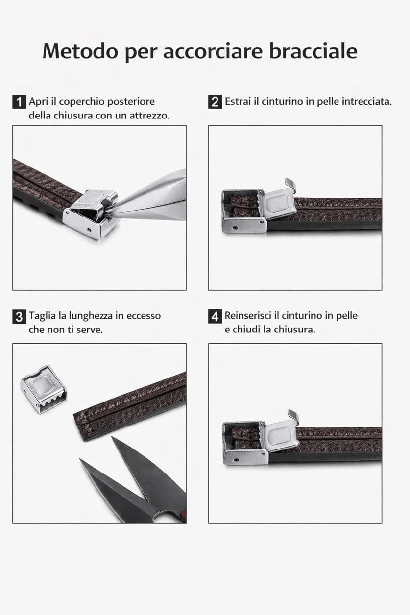 Generico Bracciale Uomo Personalizzato con Nomi Incisi – Pelle Intrecciata e Acciaio