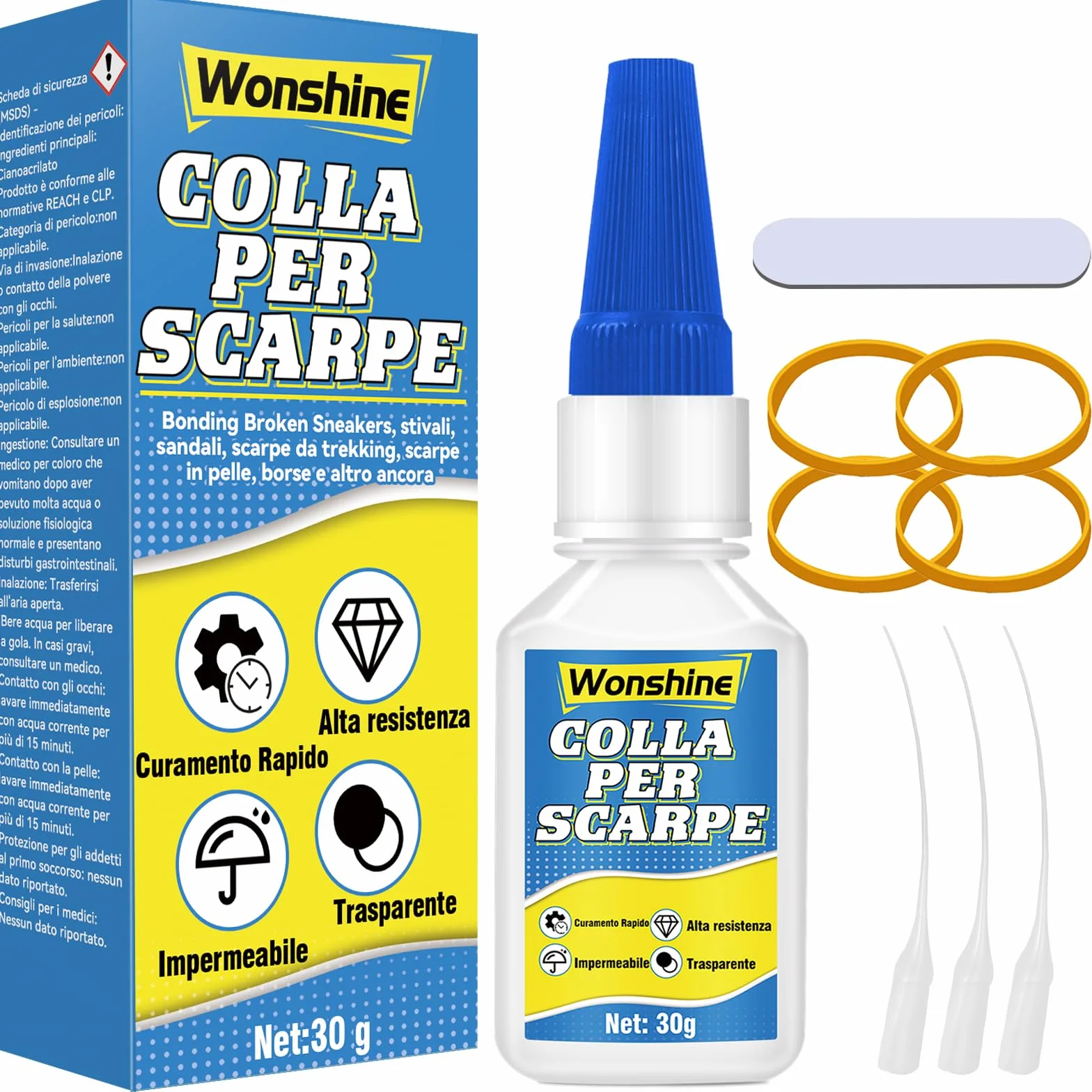 30 g Colla Antiessiccazione per Scarpe, Ginnastica, Pelle, Stivali, Sandali