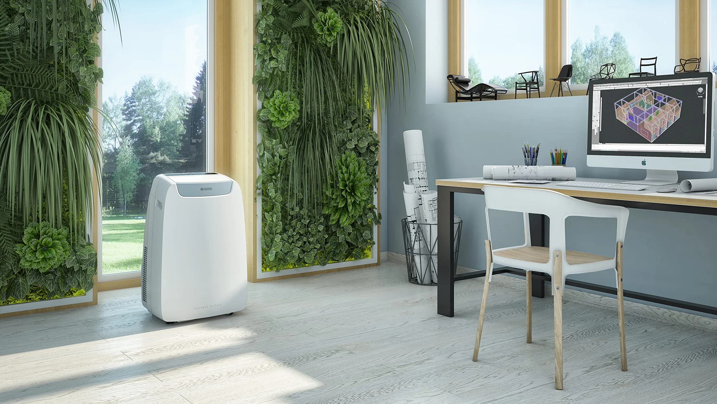 Olimpia Splendid Dolceclima Air Pro Climatizzatore Portatile 10000 BTU/h WiFi 2.5 kW R290 Bianco