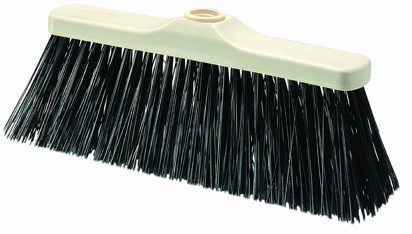 PIPPO Scopa Industriale in Plastica 28x13cm Setole PVC Resistenti Assicella Polipropilene Espanso