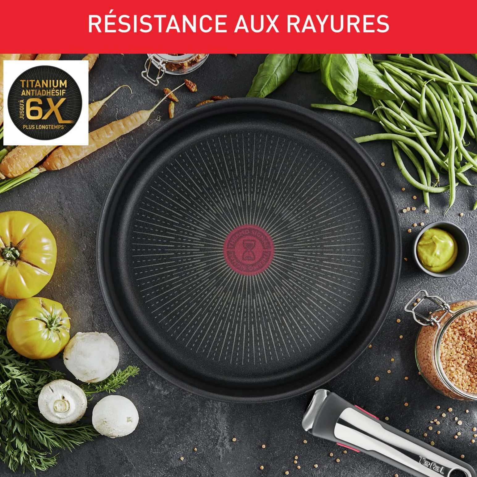Tefal Ingenio Preference ON L9749532 - Set di pentole e padelle, impilabili, con manico rimovibile, salvaspazio, antiaderenti, a induzione, in acciaio inox, 15 pezzi