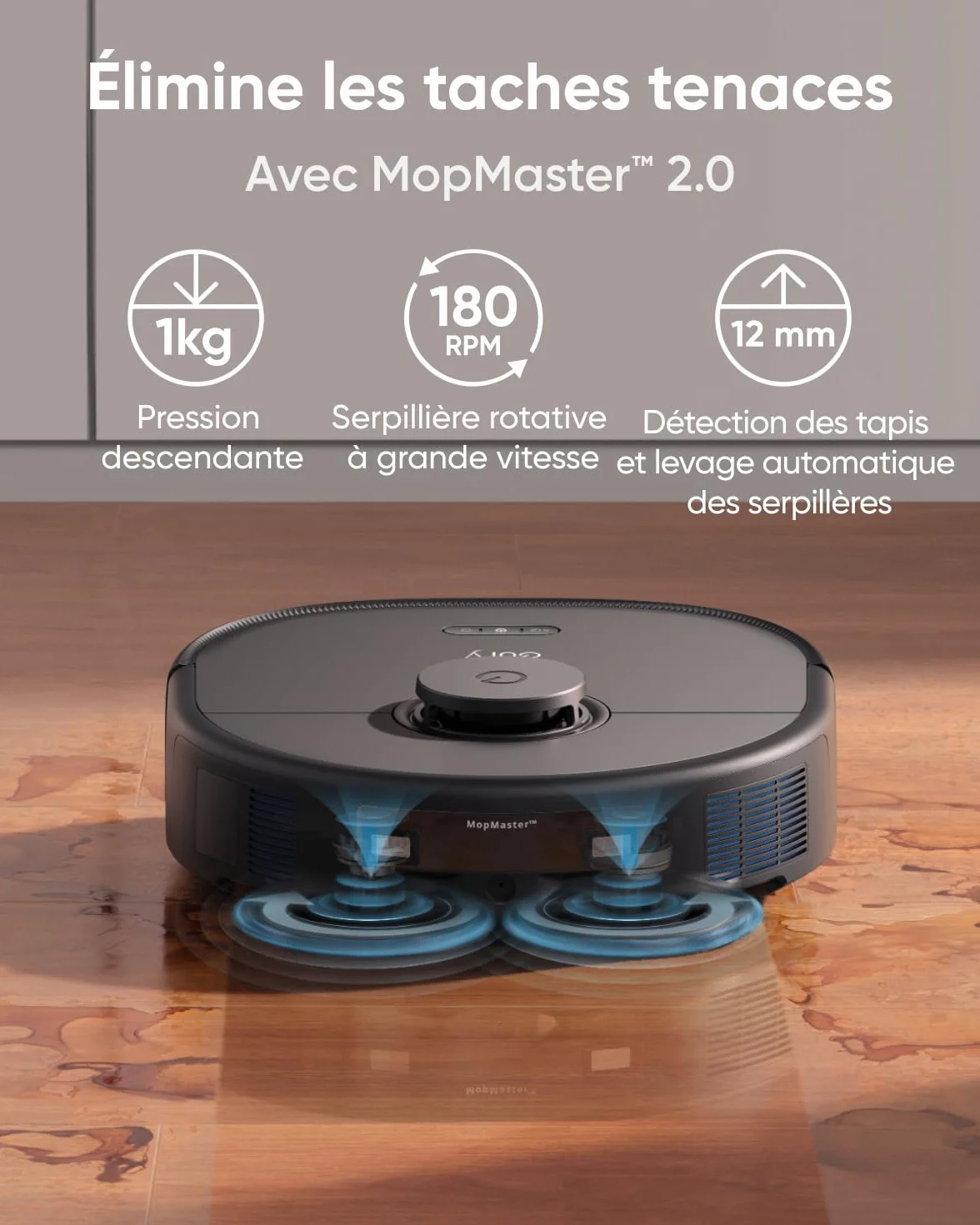 eufy Robot aspirapolvere Omni X10 Pro, 8.000 Pa, auto-svuotamento, 2 mop sollevamento, prevenzione ostacoli