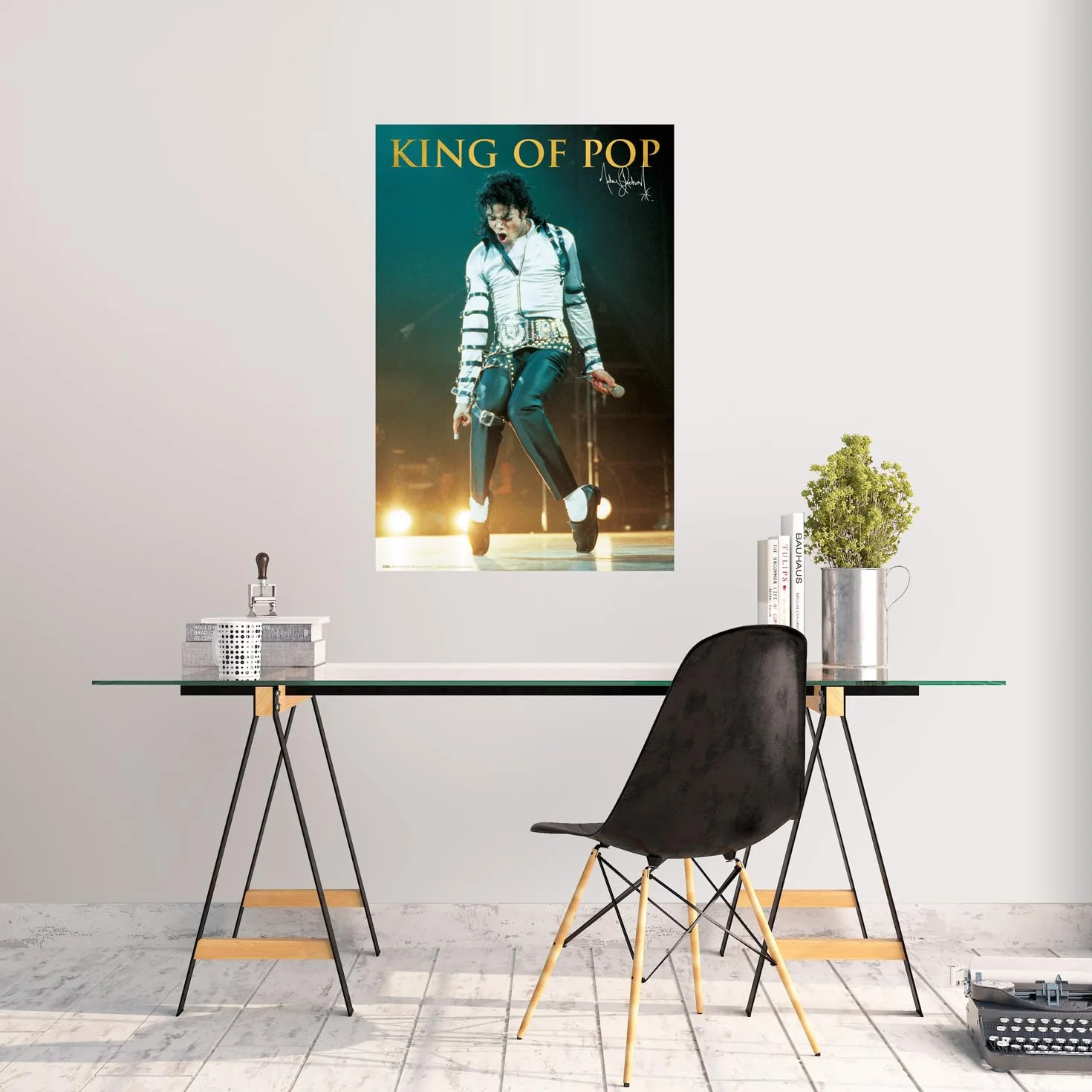 Grupo Erik Poster Michael Jackson Bad 61 x 91,5 cm Carta Lucida Incorniciabile Colori Brillanti Licenza Ufficiale