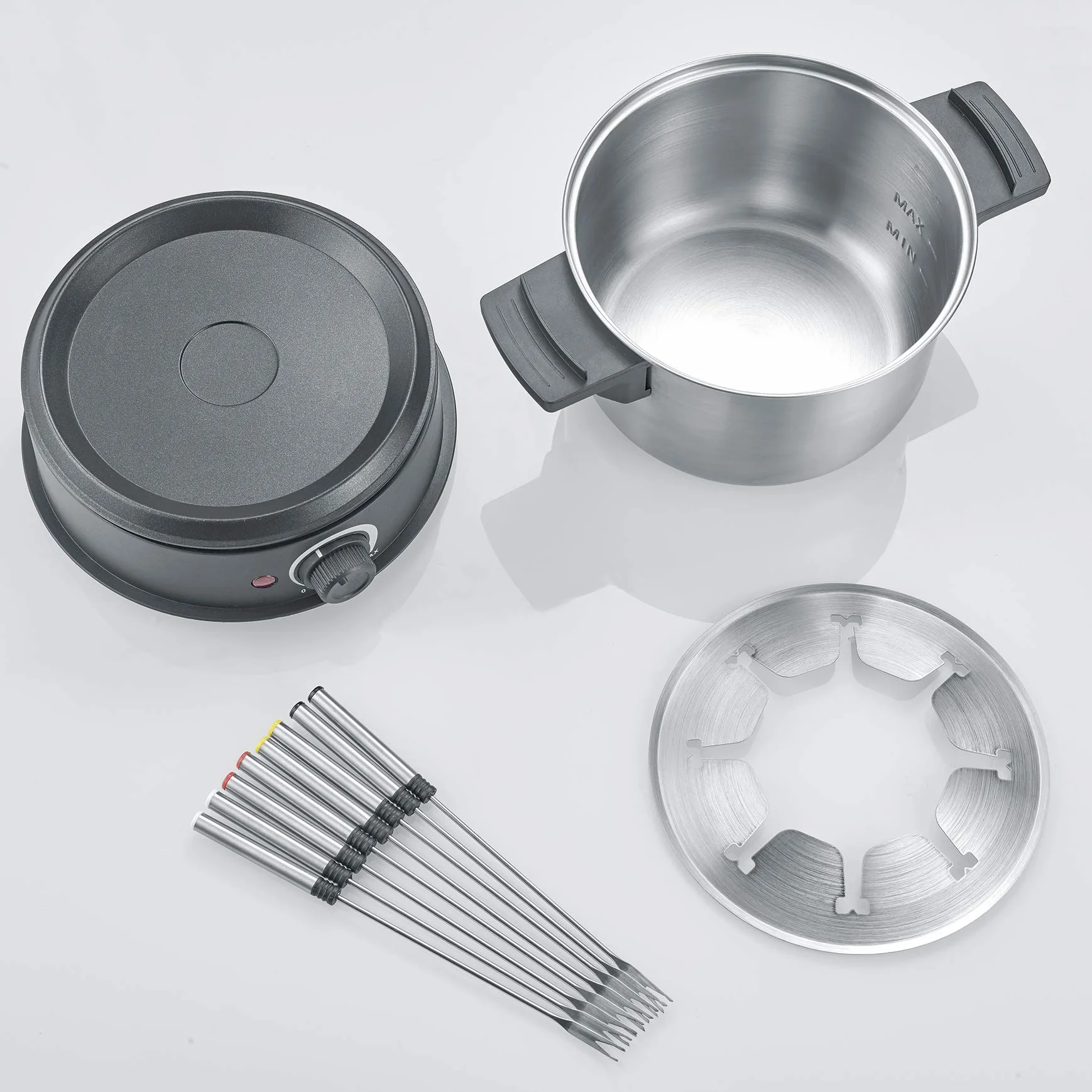 SEVERIN Fonduta Elettrico 1500W 1,4L Inox FO 2470