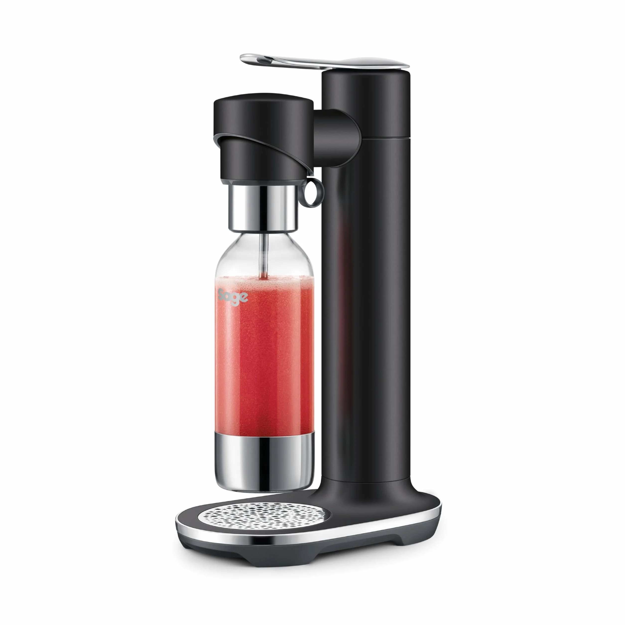 Sage - InFizz Fusion - Produttore di Soda Domestico - Per Acqua Frizzante, Succhi di Frutta, Tè, Cocktail e Tutte le Bevande Gassate, Tartufo Nero