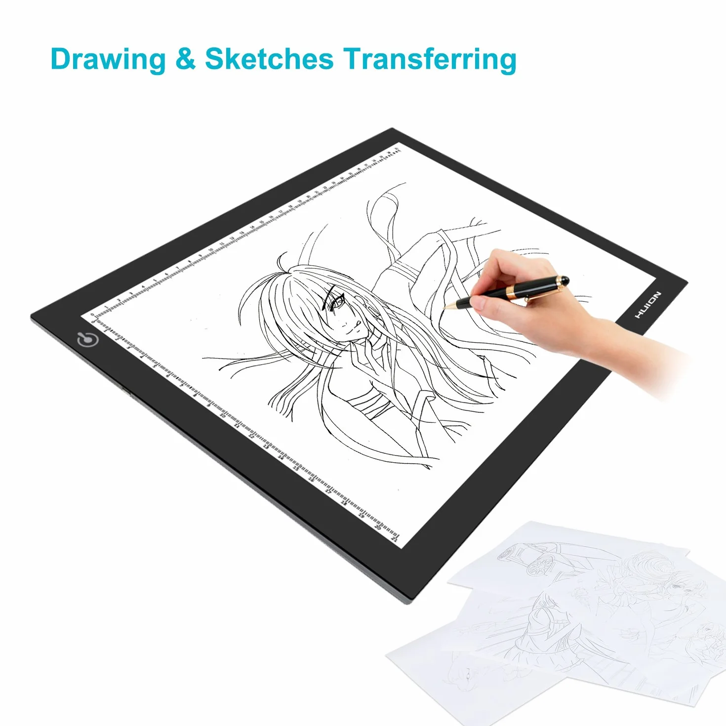 HUION L4S USB 36x27cm Tavola Luminosa LED Regolabile per Disegnare Schizzi