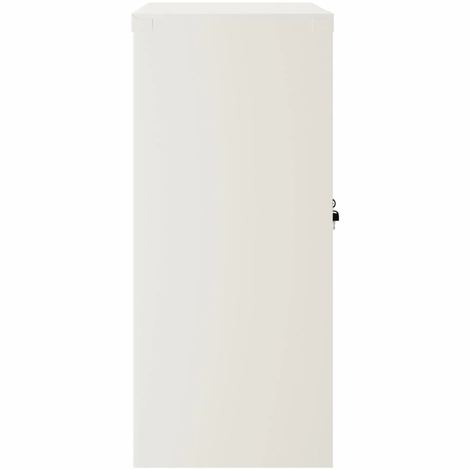 ShGaxin Armadietto portaoggetti in acciaio bianco 90 x 40 x 90 cm, armadio ufficio, armadio per raccoglitore, cassettiera ufficio, cassettiera, armadietto per cassettiera, raccoglitore ufficio
