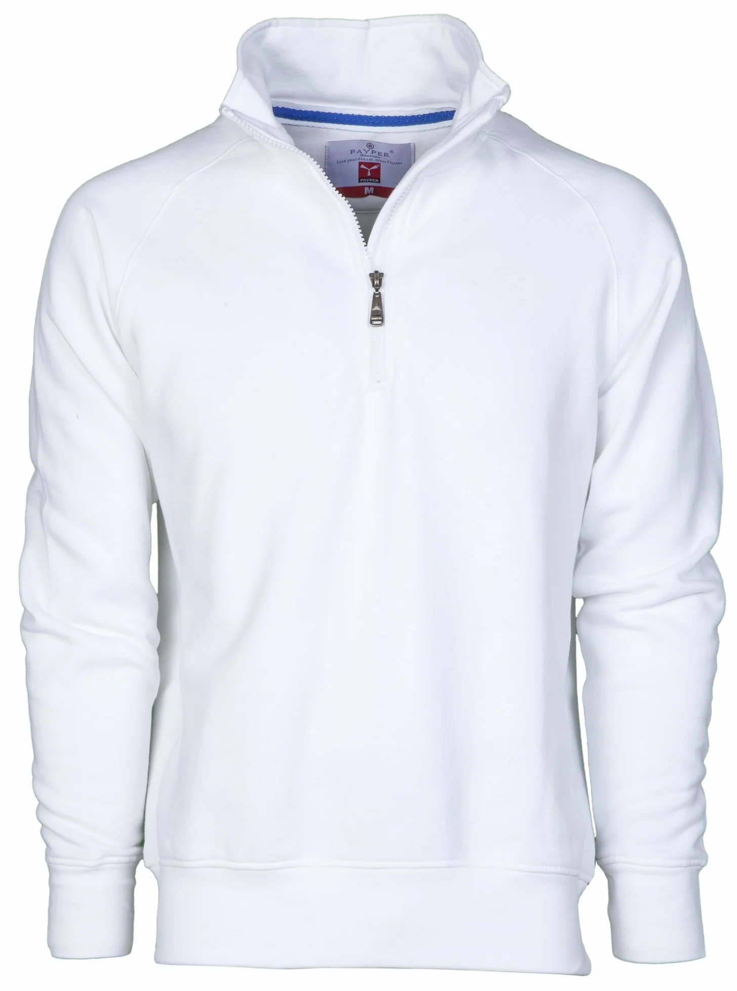Payper Miami Felpa da Lavoro Maglia Felpata Cotone Mezza Zip