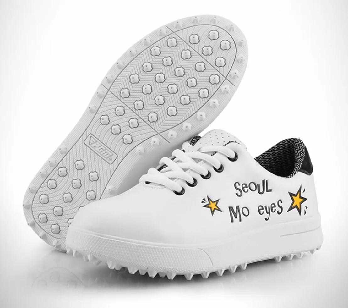 Scarpe da Golf Impermeabili Antiscivolo per Bambini Ragazze Ragazzi Adolescenti