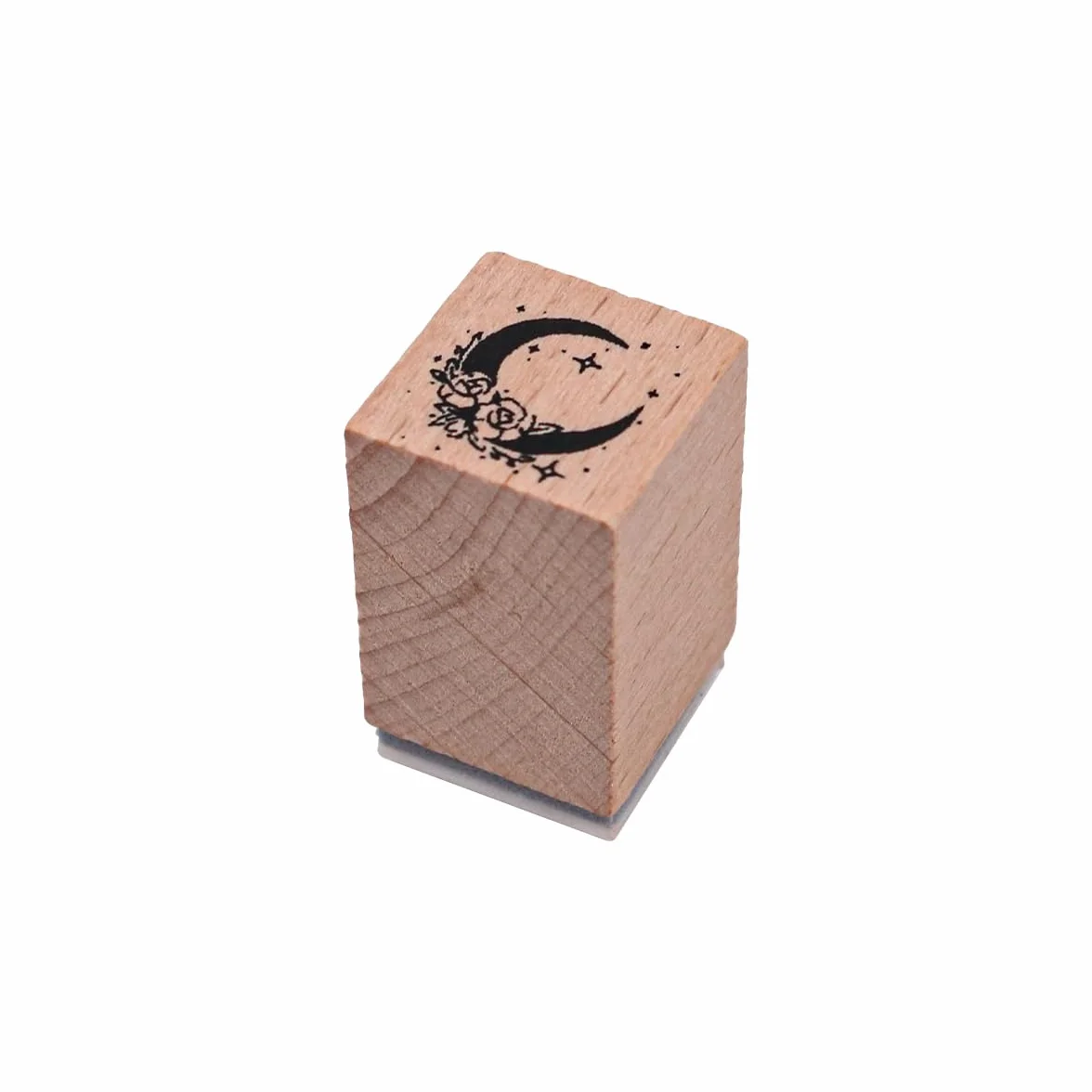 Set di timbri in Legno da 16 Pezzi, timbri Decorativi in Legno Che combinano Piante e Stelle Set di timbri per Artigianato Fai-da-Te Creazione di Biglietti Calendari
