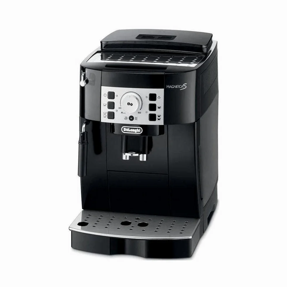 De'Longhi Magnifica S ECAM22.112.B, Macchina Caffè Automatica, Montalatte Manuale Regolabile, dal Chicco alla Tazzina, 2 Ricette Caffè, Controllo Temperatura, 2 Espressi Contemporaneamente, Nero