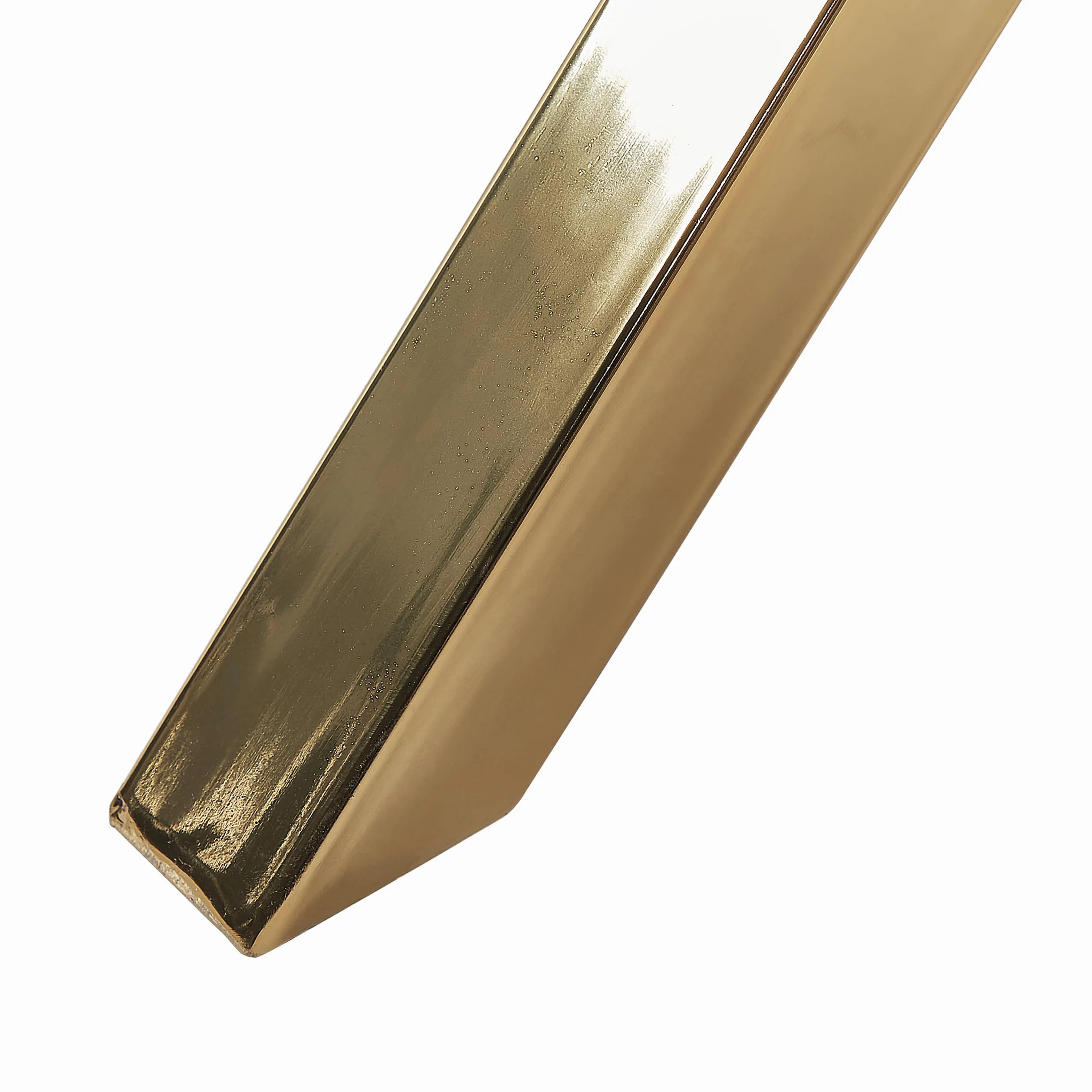 Tavolo da pranzo rotondo moderno glam ⌀ 90 cm 4 persone piano in vetro temperato Oro