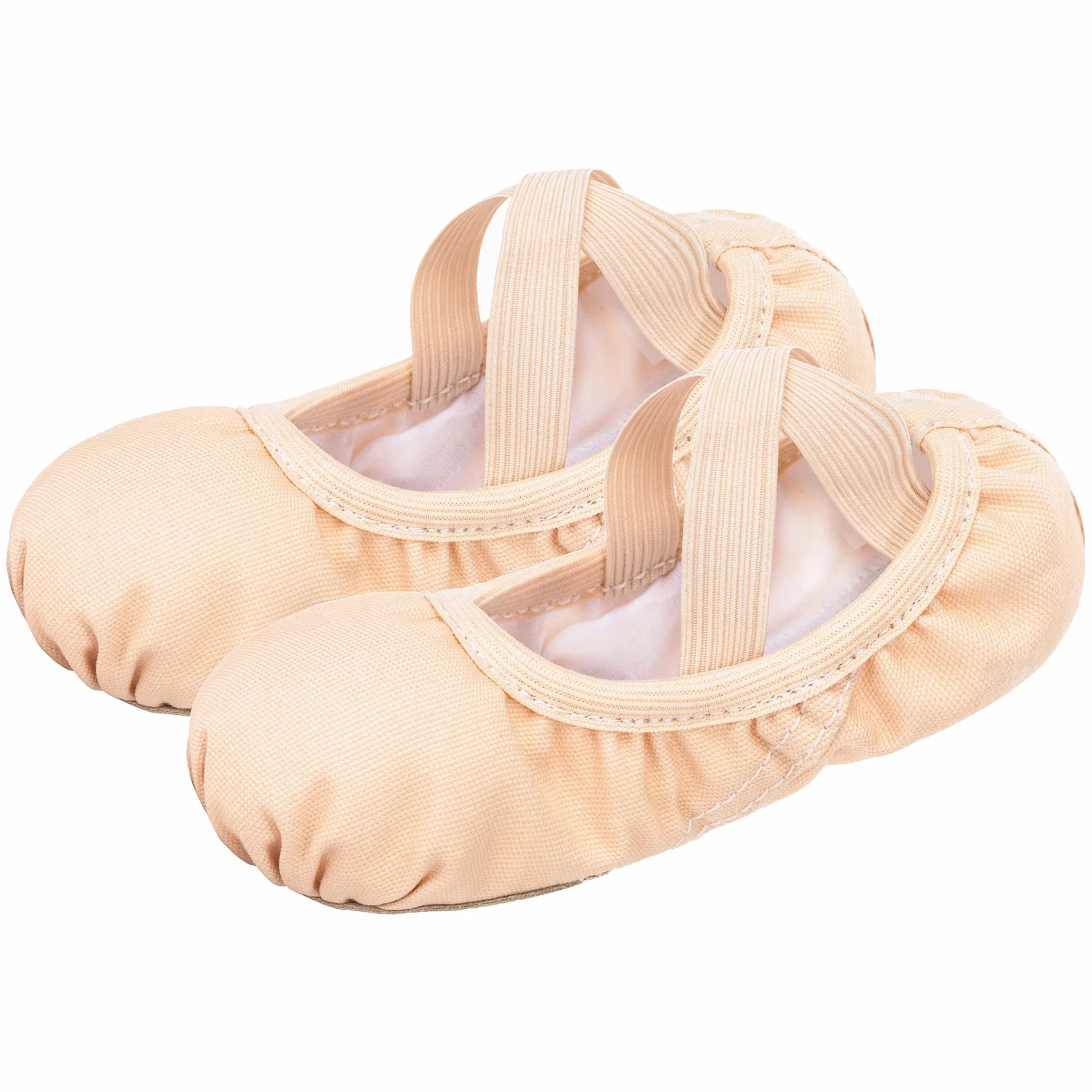 Scarpette da Danza Classica Tela Mezze Punte Scarpe Danza Bambina Ragazze Donne Adulto
