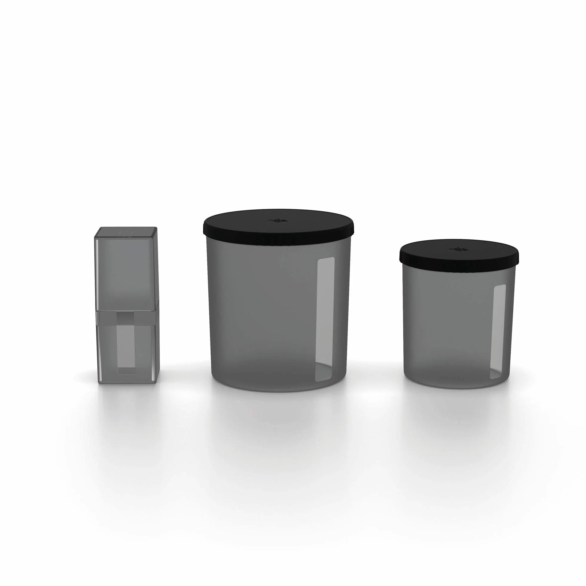 WMF KitchenMinis Essiccatore Compatto Snack to Go, in Acciaio Cromargan con 5 Griglie di Essicazione in Tritan, Sistema Silenzioso, Essicatore con Display LCD e Timer Programmabile, Dim. 28 x19x21 cm
