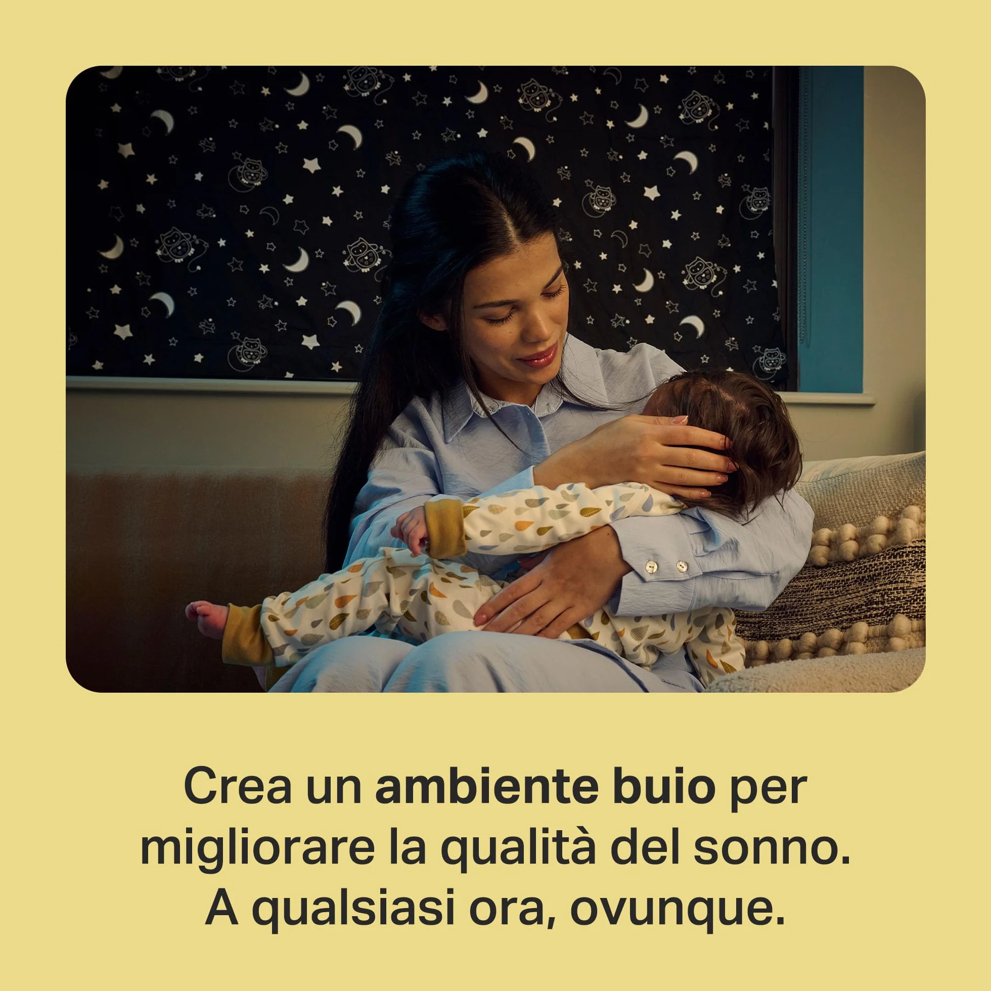 Tommee Tippee tenda oscurante portatile Sleeptight con ventose, regolabile e leggera, Large, 130 x 198 cm