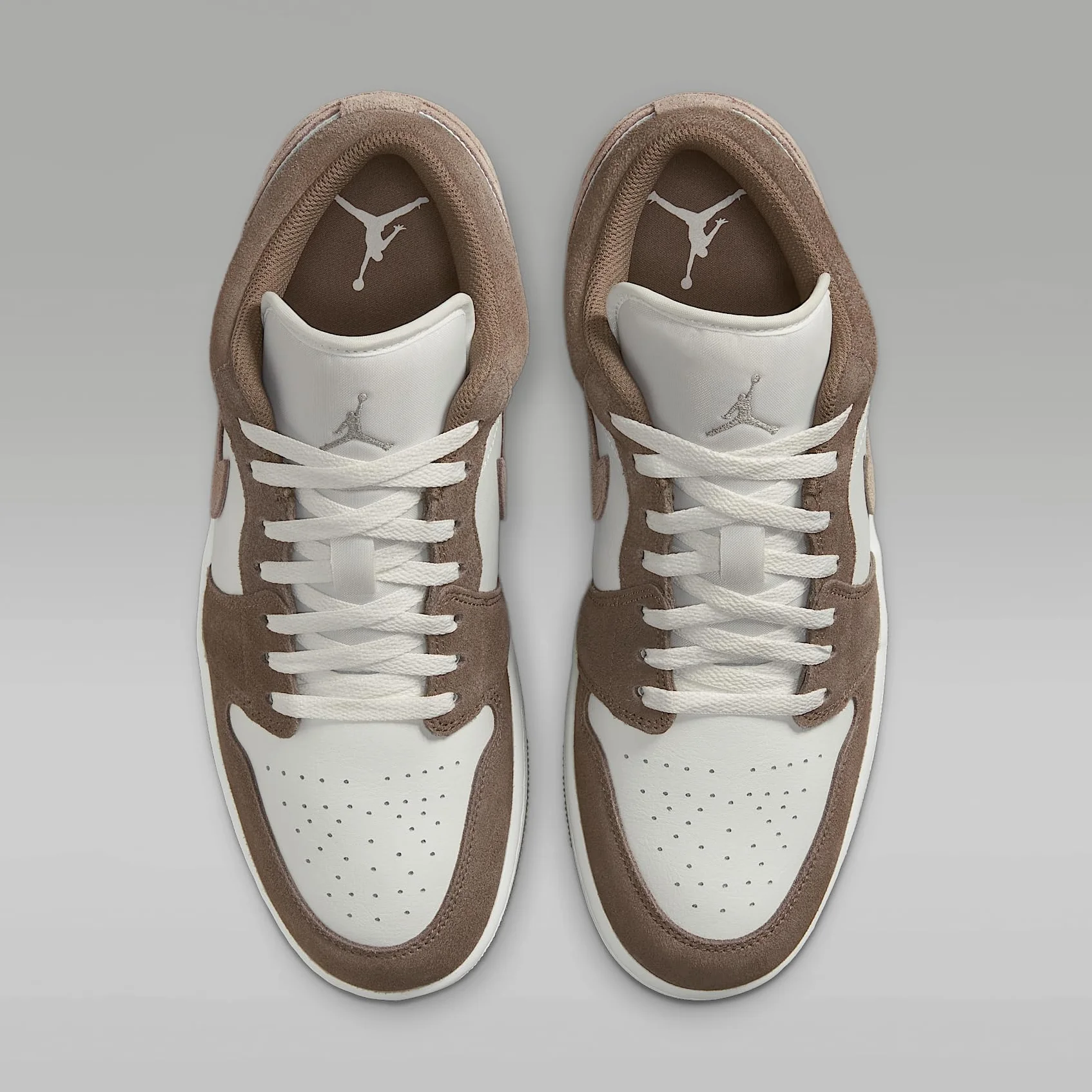 Air Jordan 1 Low Scarpe Uomo Olive Grey Summit White Pale Ivory Enigma Stone