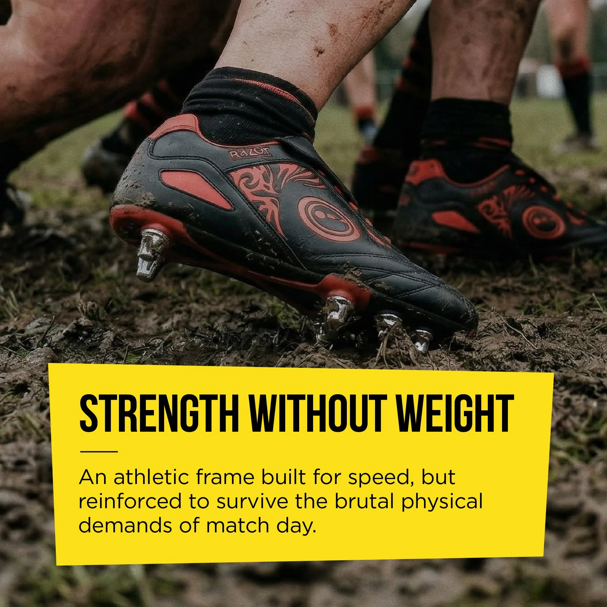 Optimum Razor Scarpe da RugbyUomo