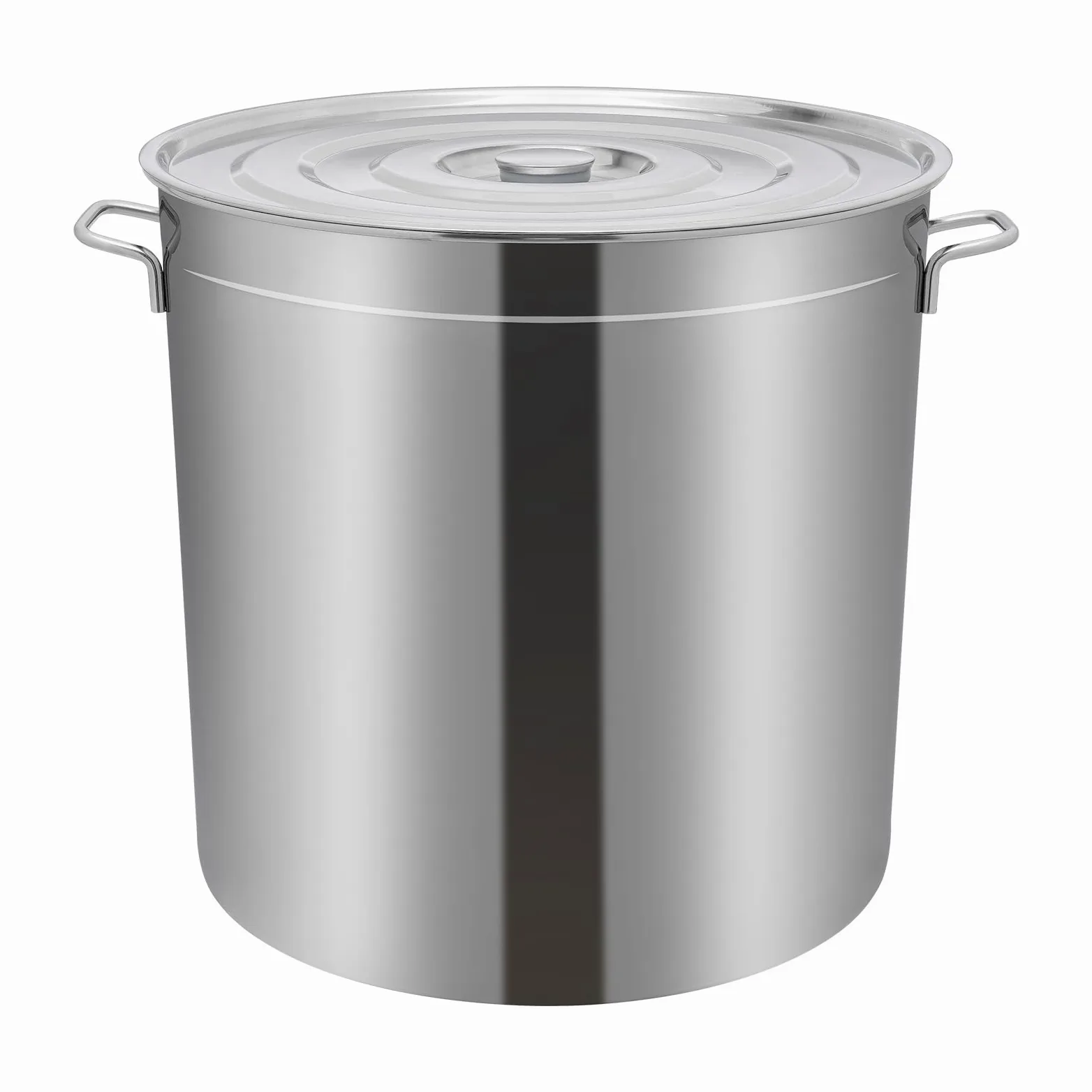 Pentola per spaghetti, in acciaio inox, per spaghetti e pasta, 50 l, in acciaio inox 201, 50 cm