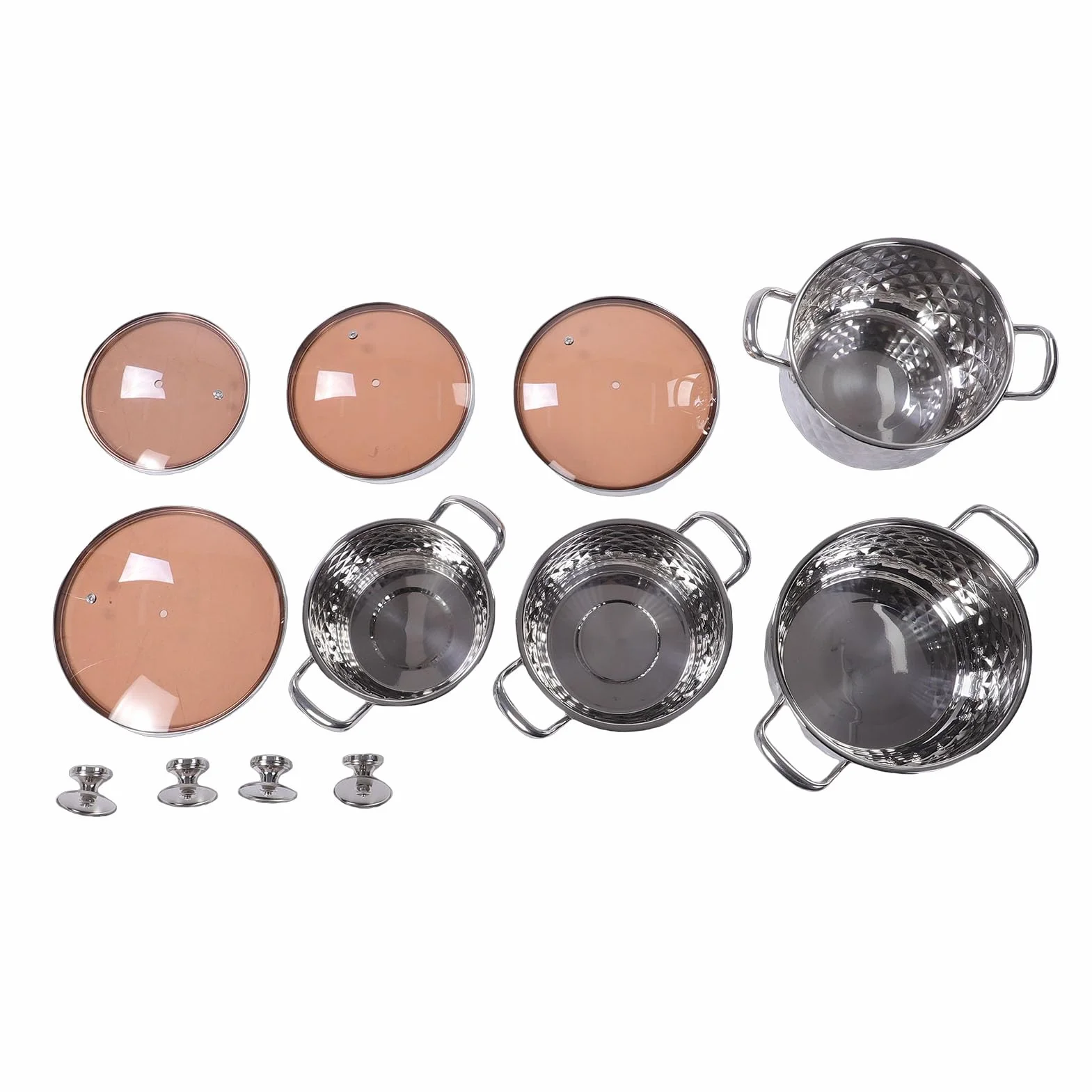 Set di Pentole Antiaderenti Pentola Multiuso con Rivestimento Antiaderente Set di Pentole per Zuppe per Pasti Abbondanti