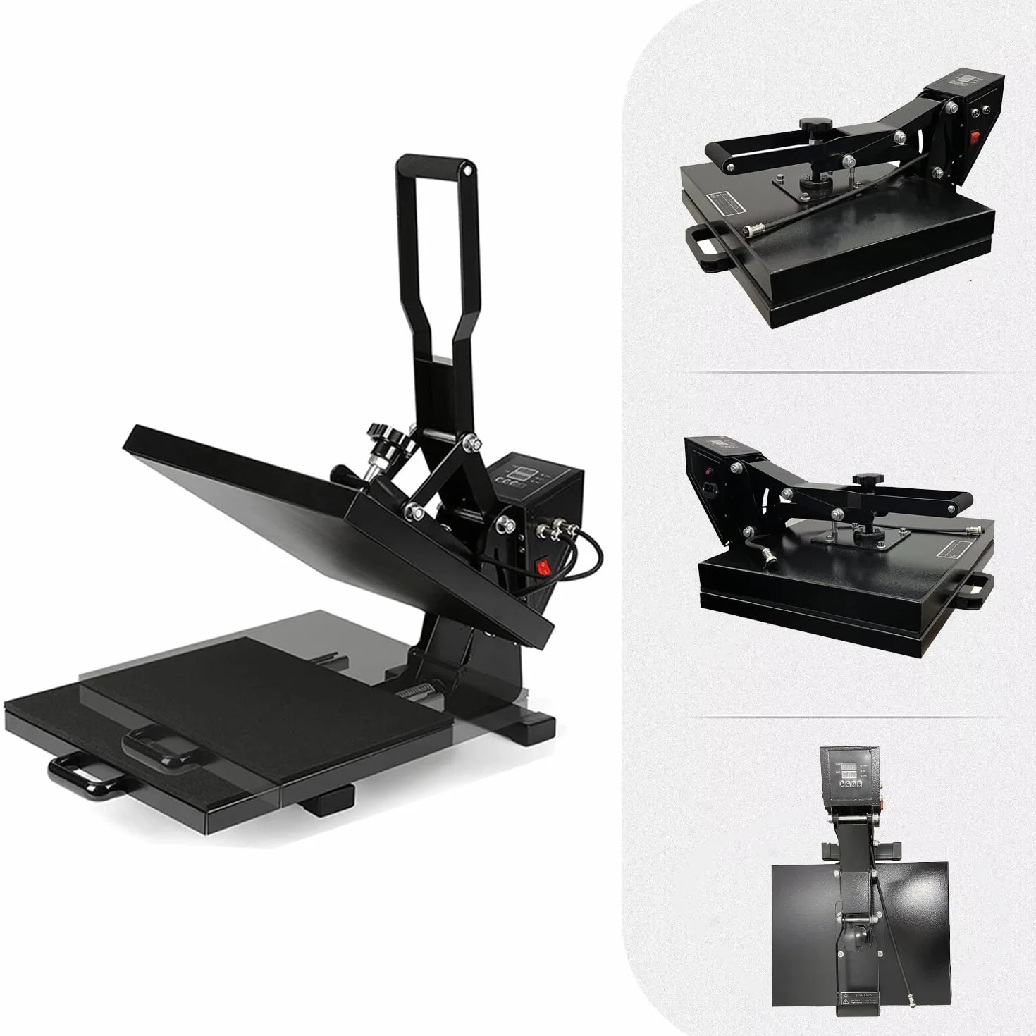 Heat Press Machine 40x50 cm Pressa a Caldo per Magliette con Doppio Tubo di Riscaldamento a Controllo Digitale 2000W Pressa Calore Termopressa Multiuso per Magliette, Cuscini, Borse DIY e Affari