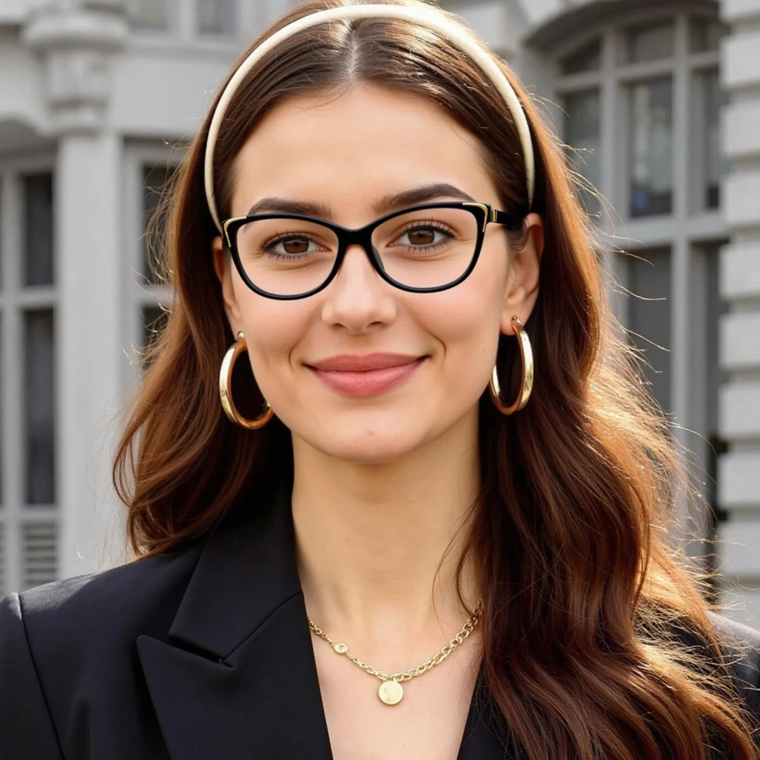 Okulary Vogue Design Damskie Bez Przepisu Kryształki Trzy Kolory