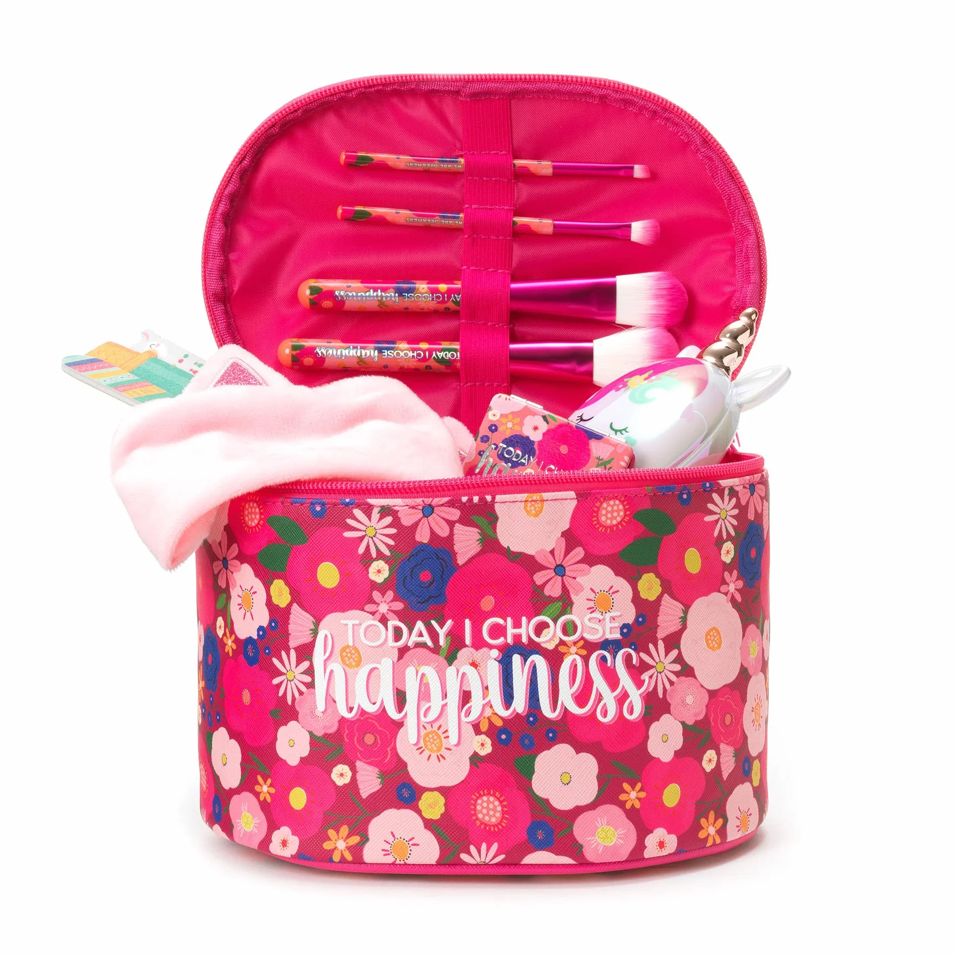 Legami Beauty Case Borsa per Trucchi spaziosa Chiusura a Zip 21x19 cm Flowers