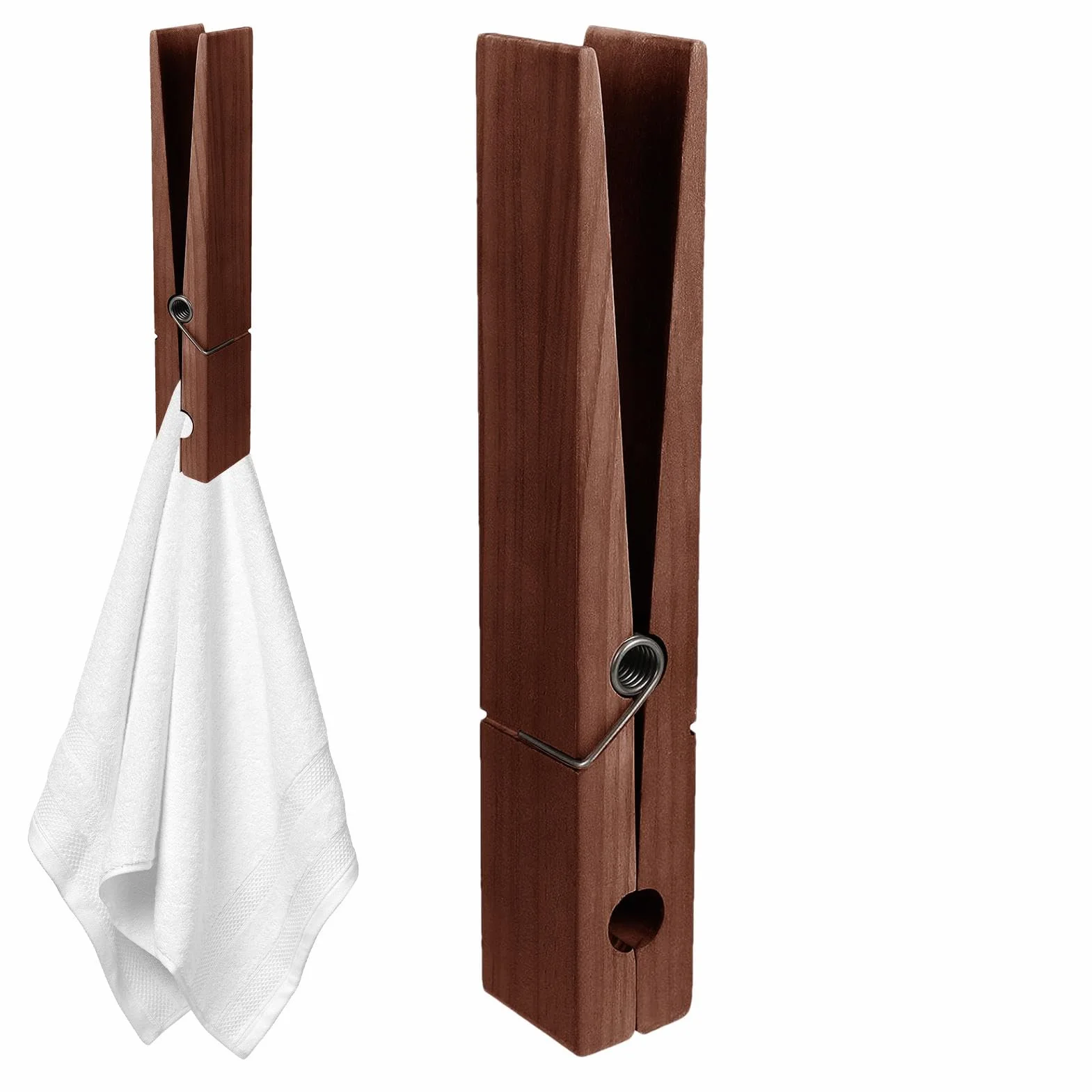 Kitchen Towel Clips, Spring Towel Holder for Bathroom Laundry Room Storage