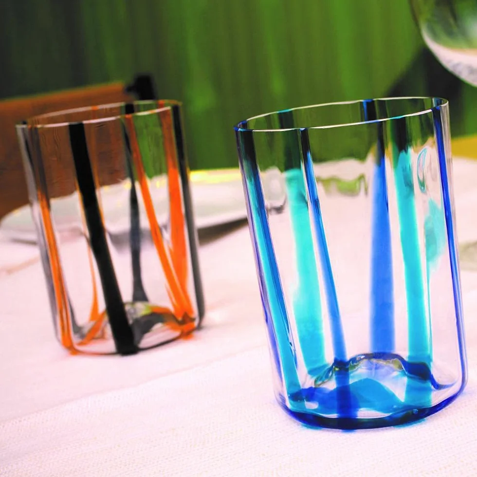 Zafferano Tirache Bicchiere Acqua 35 Cl Set 6 Pz Multicolore