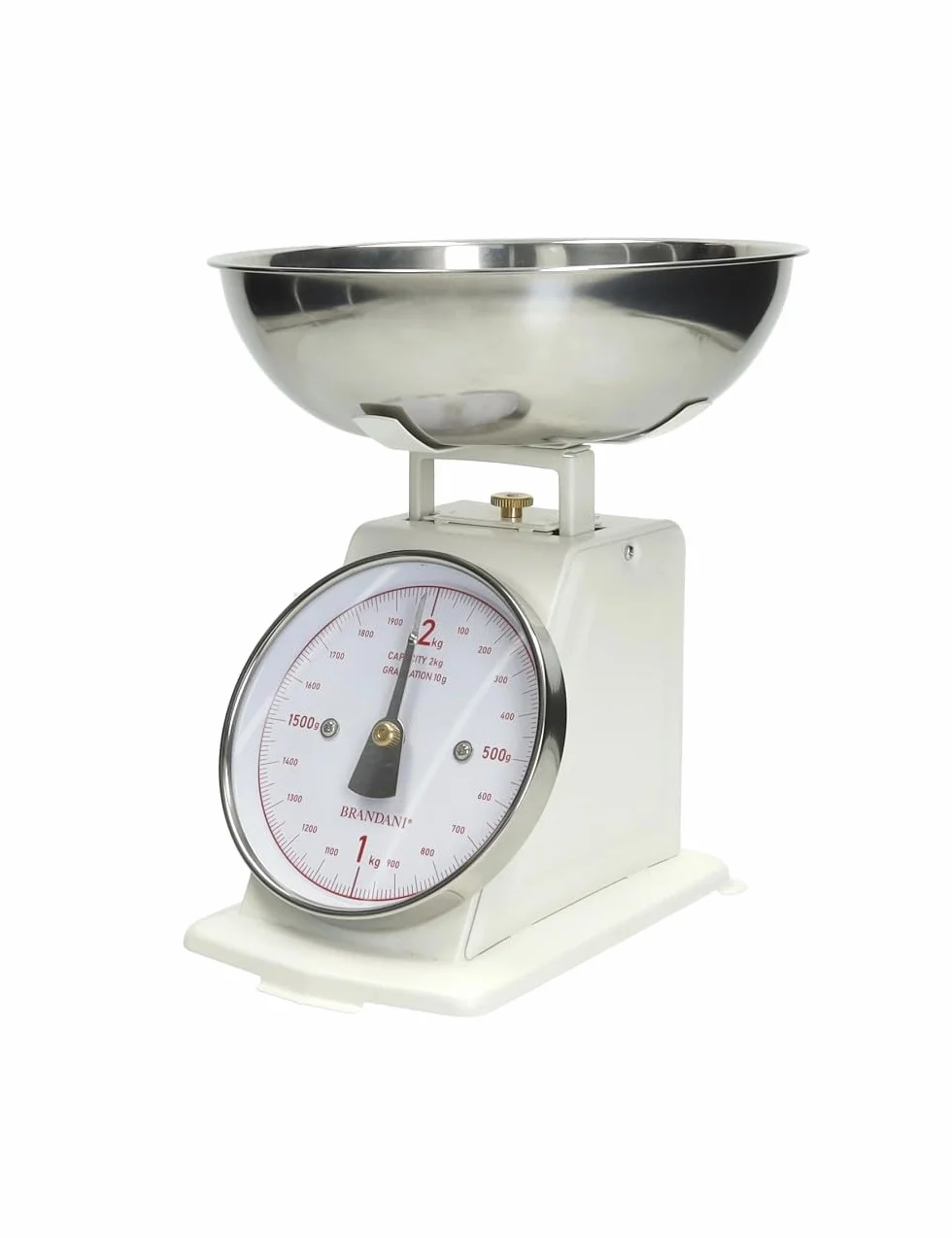 Bilancia vintage avorio inox