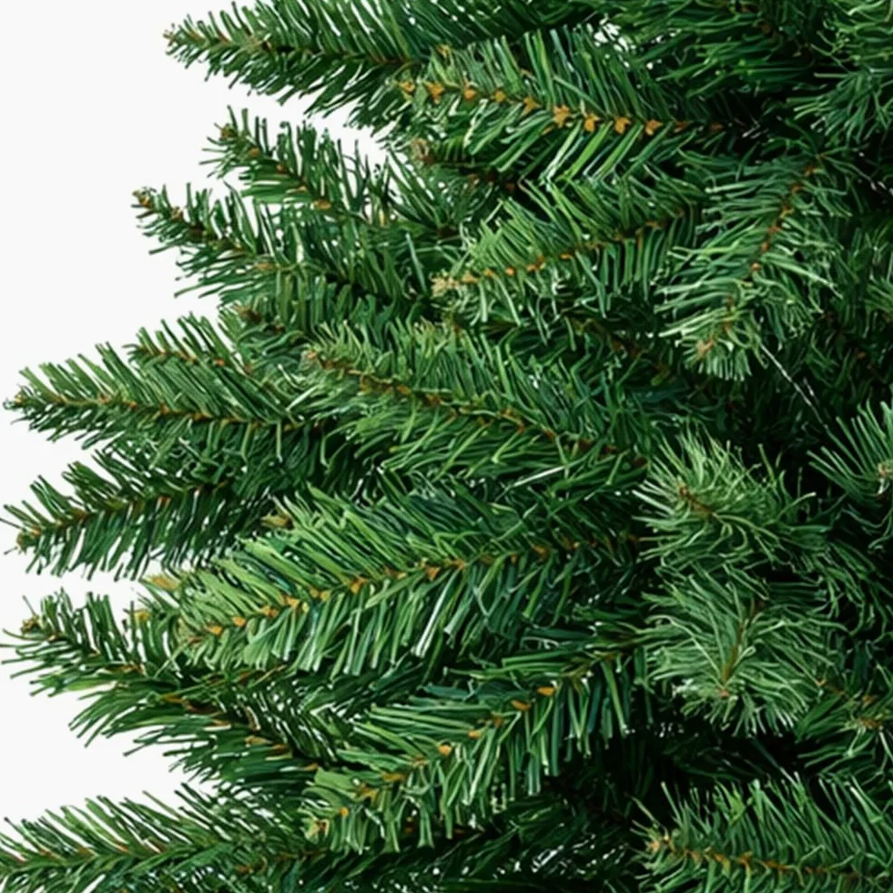 BAKAJI Albero di Natale Slim Molto Folto Ecologico e Ignifugo con Base a Croce in Ferro Pieghevole, Decorazione Natalizia Salvaspazio Foltissima con Rami Realistici (Verde Pino dei Sogni, 210 cm)