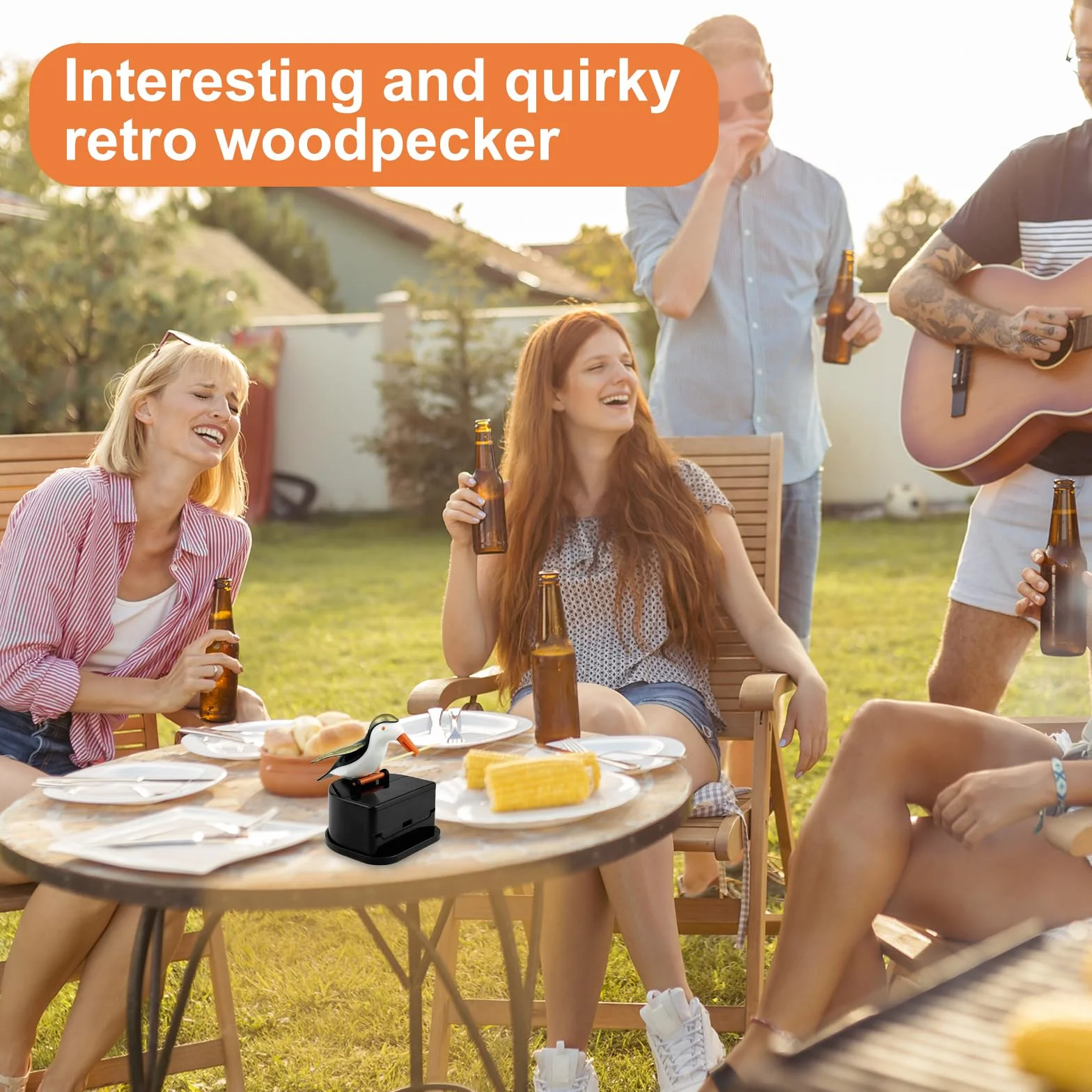 Dispenser Automatico di Stuzzicadenti per Uccelli 100 Pezzi Porta Stuzzicadenti Simpatico