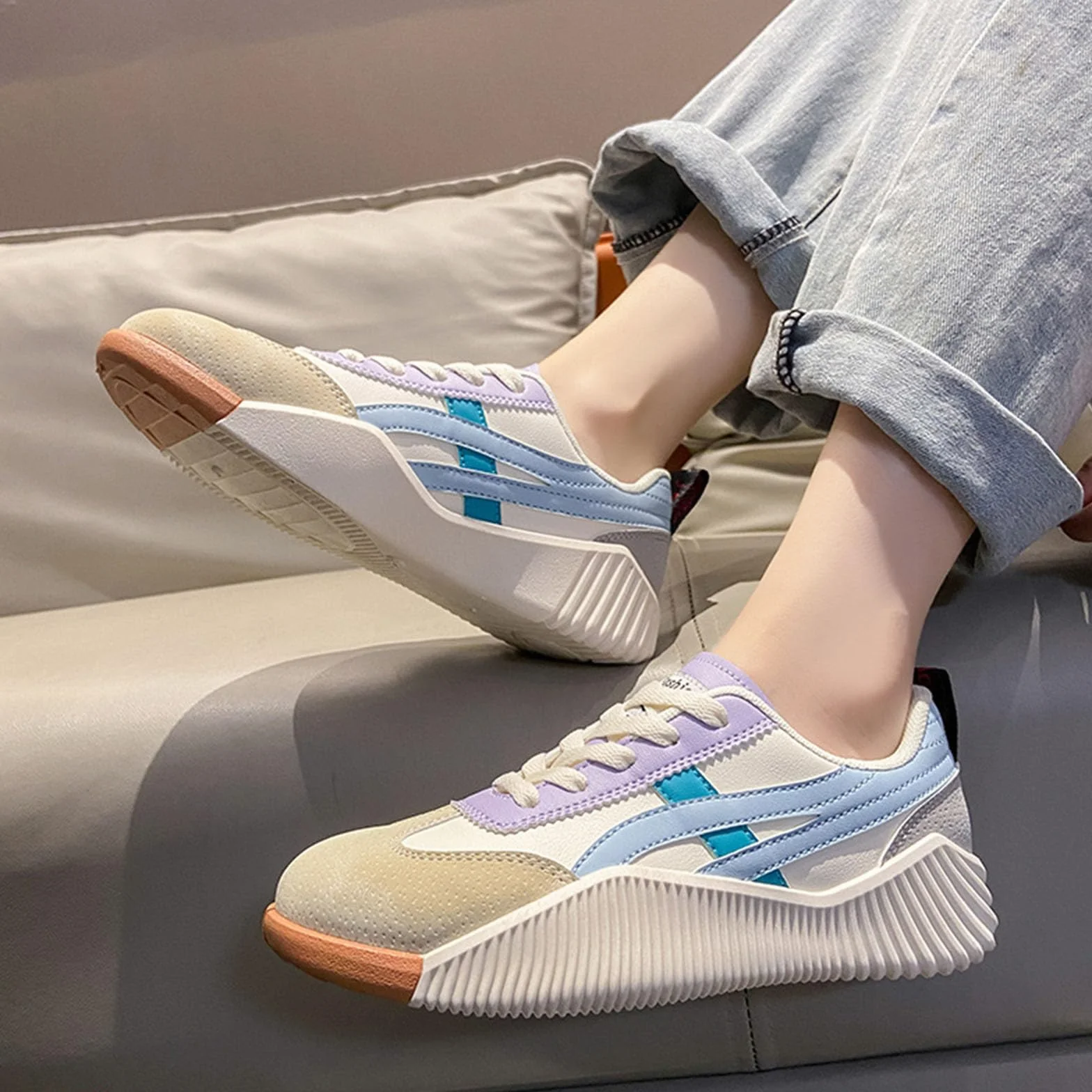 Scarpe da Ginnastica Ortopediche Donna Supporto Arco Plantare Dolore Piede Camminare Sport Palestra