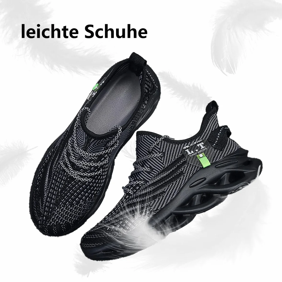 Scarpe da Corsa Uomo Running Sneakers Ginnastica Camminata Casual Jogging Trekking Tennis Outdoor Fitness Sportive Palestra Leggere Traspiranti