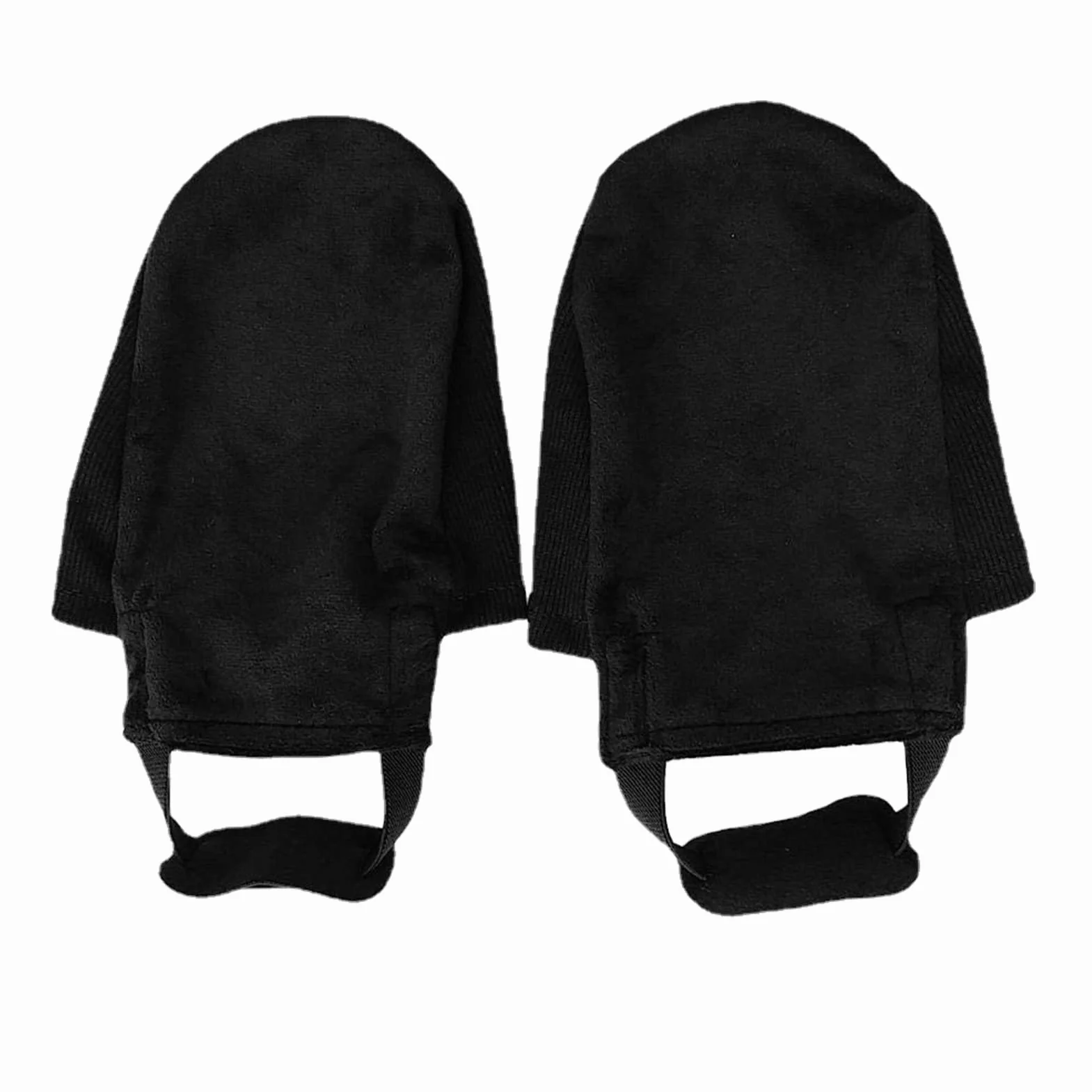 Scarpa da bowling copriscarpe antiscivolo con cordino elastico nera unisex