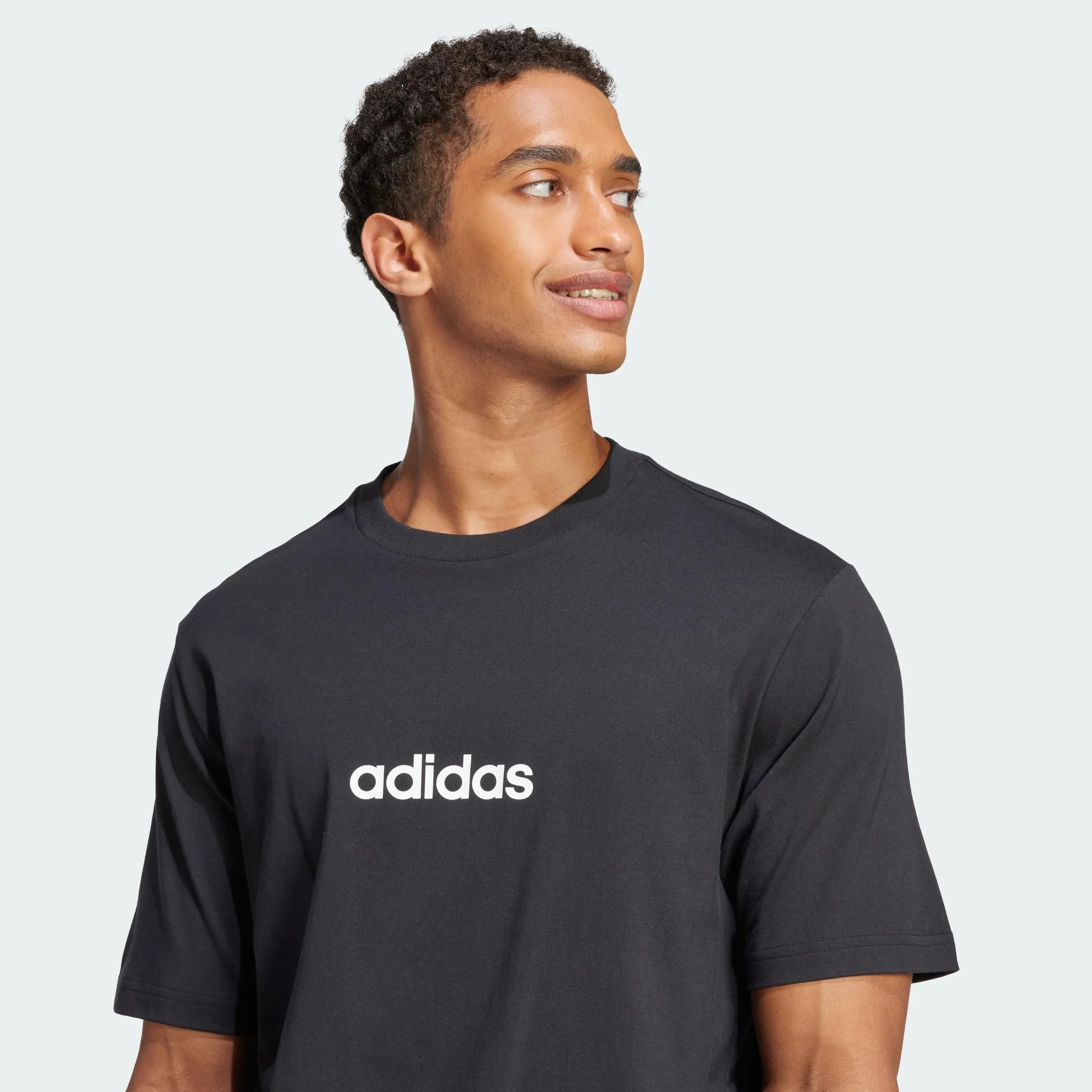 adidas Essentials Linear Single Jersey Tee