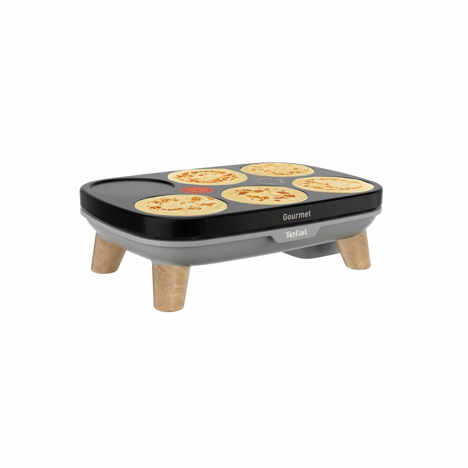 Tefal Crepier Gourmet PY901BF1 - Pala elettrica antiaderente con Thermo-Spot