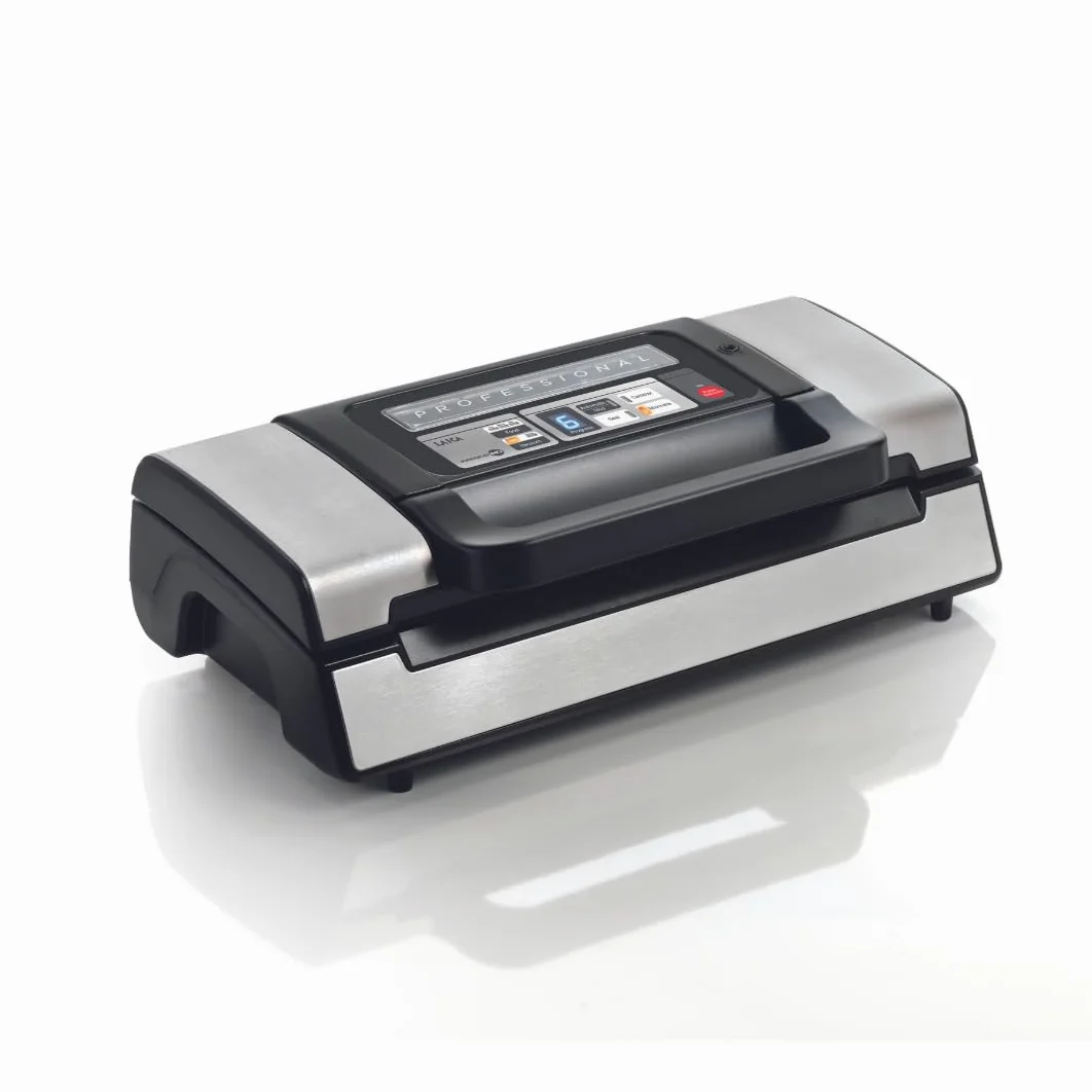 LAICA VT3120 Macchina Sottovuoto Professionale - Adatta per Tutti i Tipi di Alimenti - Funzione Marinatura Rapida, Mantiene i Cibi Freschi fino a 5 Volte Più a Lungo - 2 Rotoli per Sottovuoto Inclusi