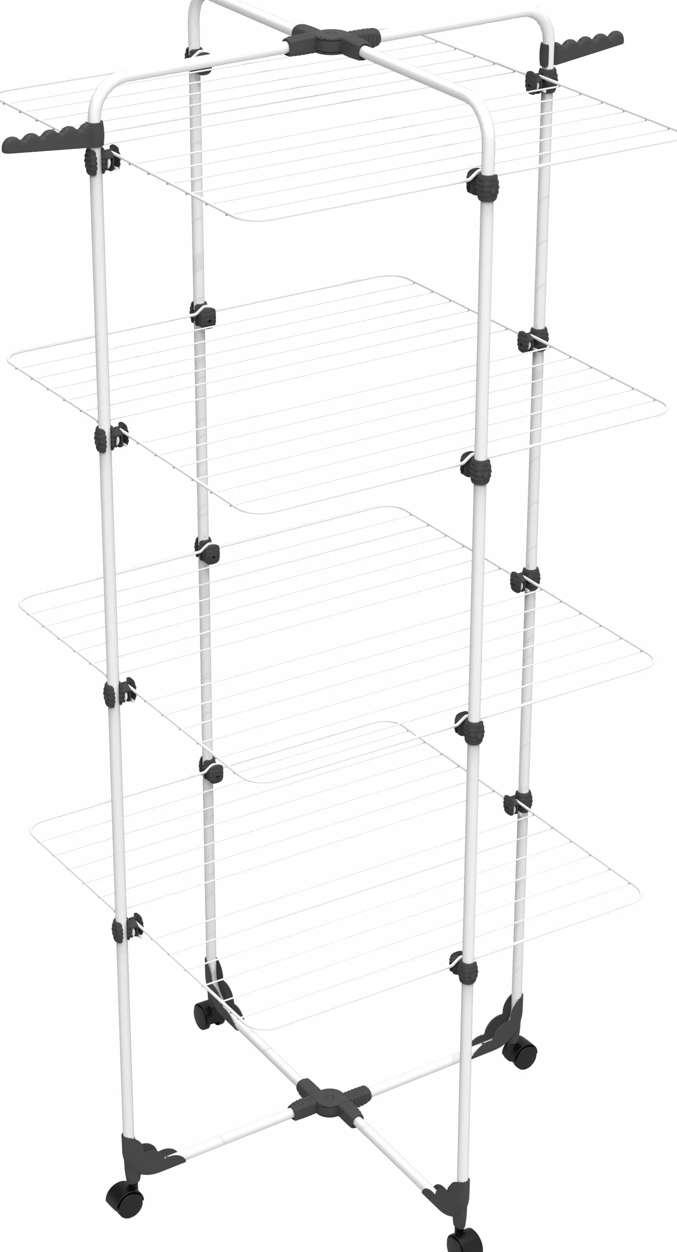 Vileda Modular 4 Stendibiancheria a Torre 4 Livelli Pieghevole Modulabile