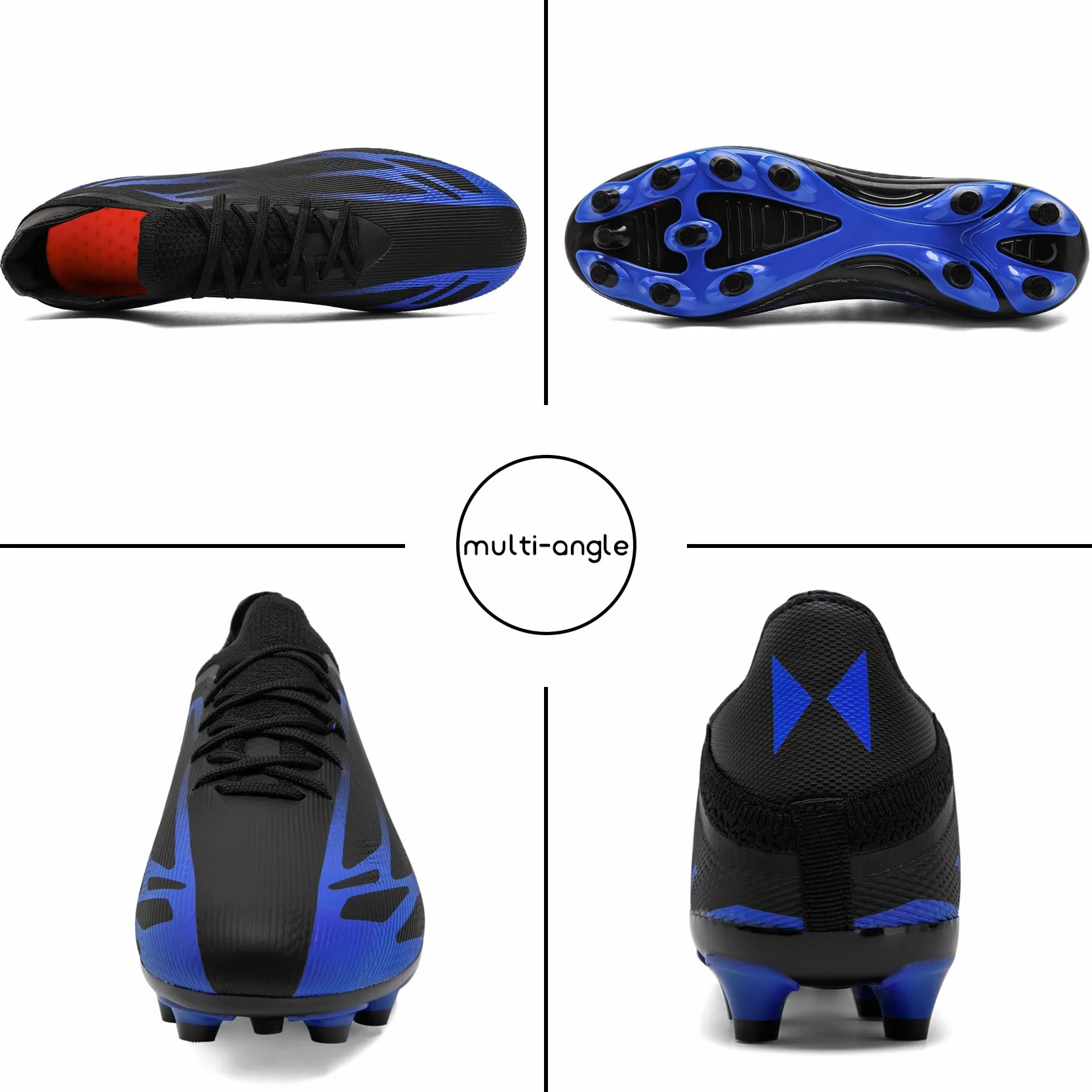 Scarpe da Calcio Uomo Scarpe da Calcetto Professionali Tacchetti Scarpe da Allenamento All'aperto Scarpe da Ginnastica