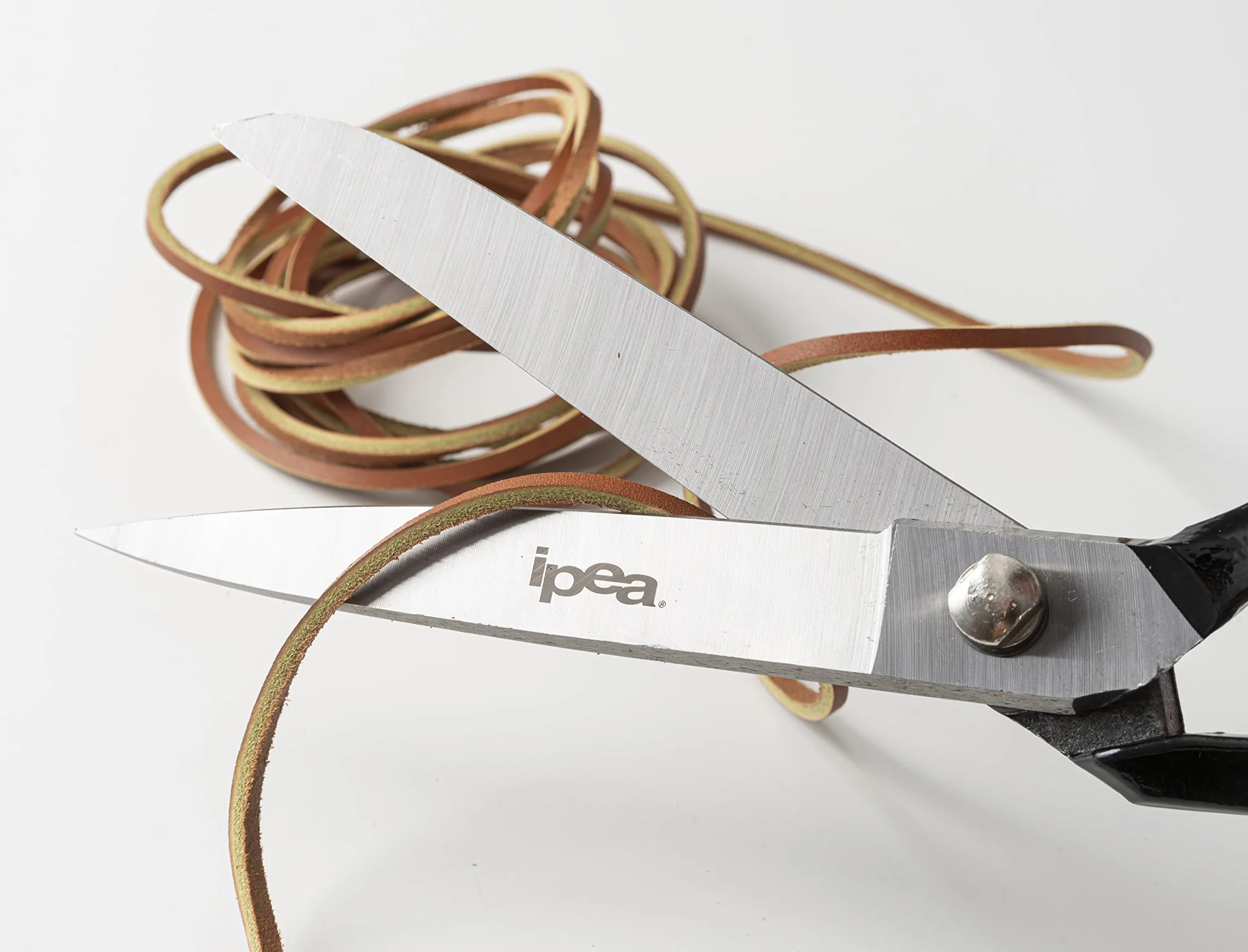 IPEA Cordino in Vera Pelle Quadrato 3 mm 3m Made in Italy Brandy