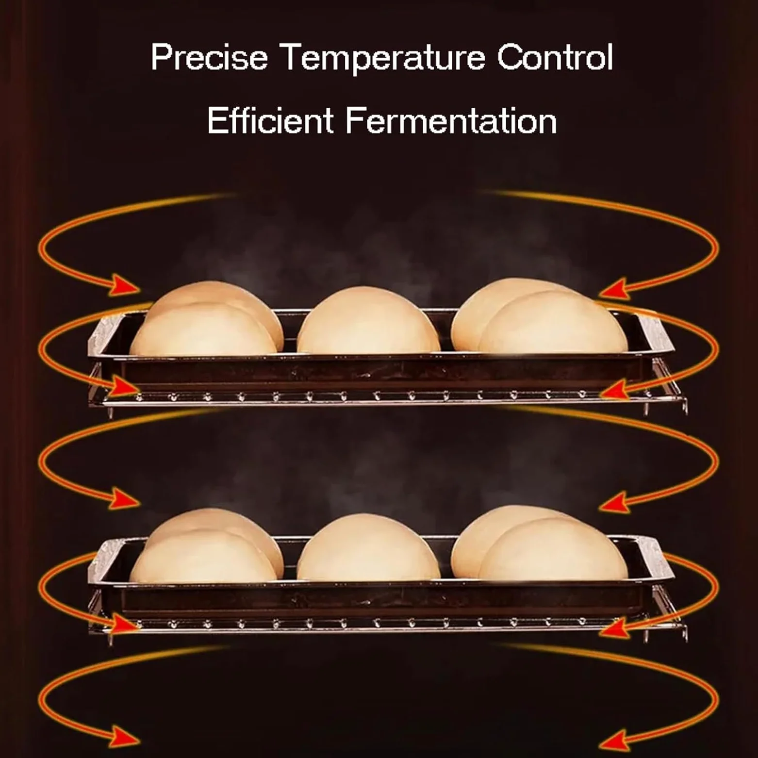 Scatola per Lievitazione del Pane 40 L 260W | Lievitatore Elettrico con Controllo umidità | per Lievito Madre, Pizza & Yogurt | Temperatura Regolabile 20-50℃ | Ideale per Casa