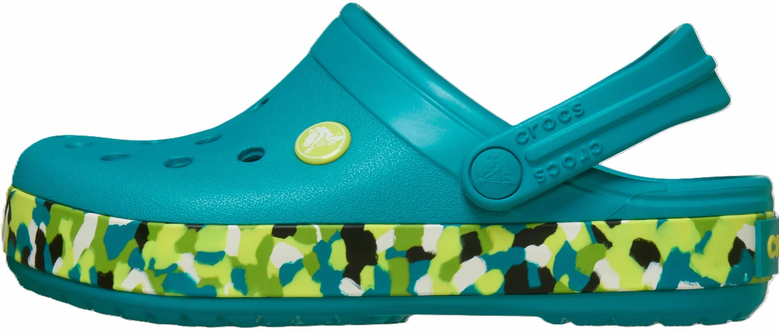 Crocs Crocband Confetti Band Clog K ZoccoliUnisex - Bambini e Ragazzi