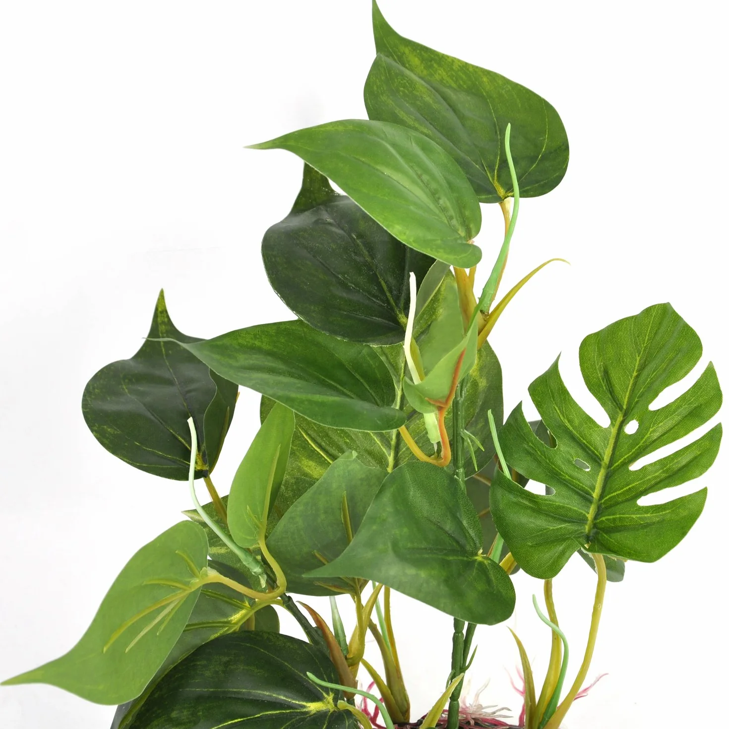 Digiflex Pianta Artificiale da Acquario 20 cm Foglie Verdi Ornamentali