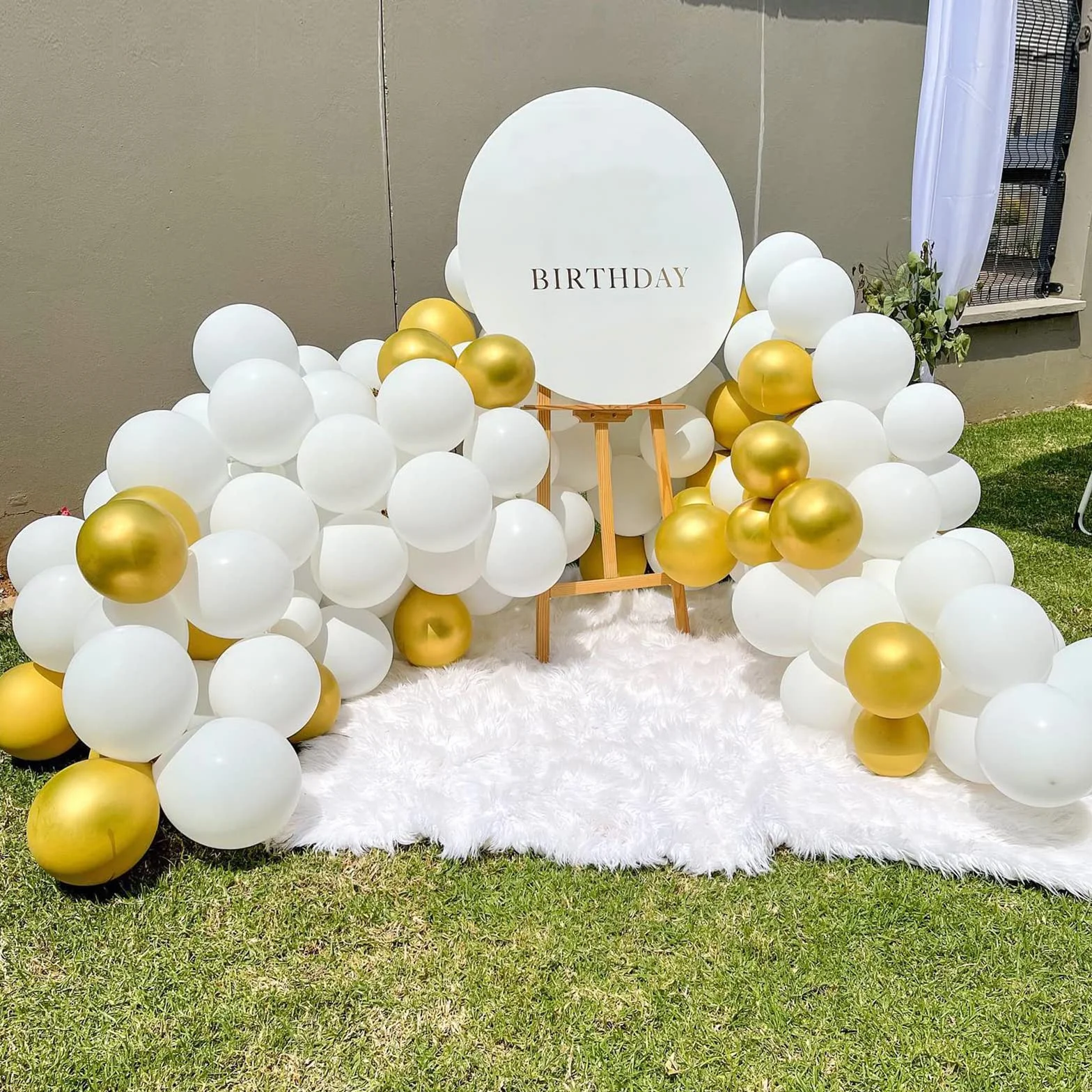 Palloncini Bianco, 50 Pezzi 12 Pollici Palloncini in Lattice Da 30,5 cm, Palloncino Bianchi Opachi per Bambini Festa Compleanno Baby Shower Anniversario Di Principessa Carnevale Eventi Decorazioni